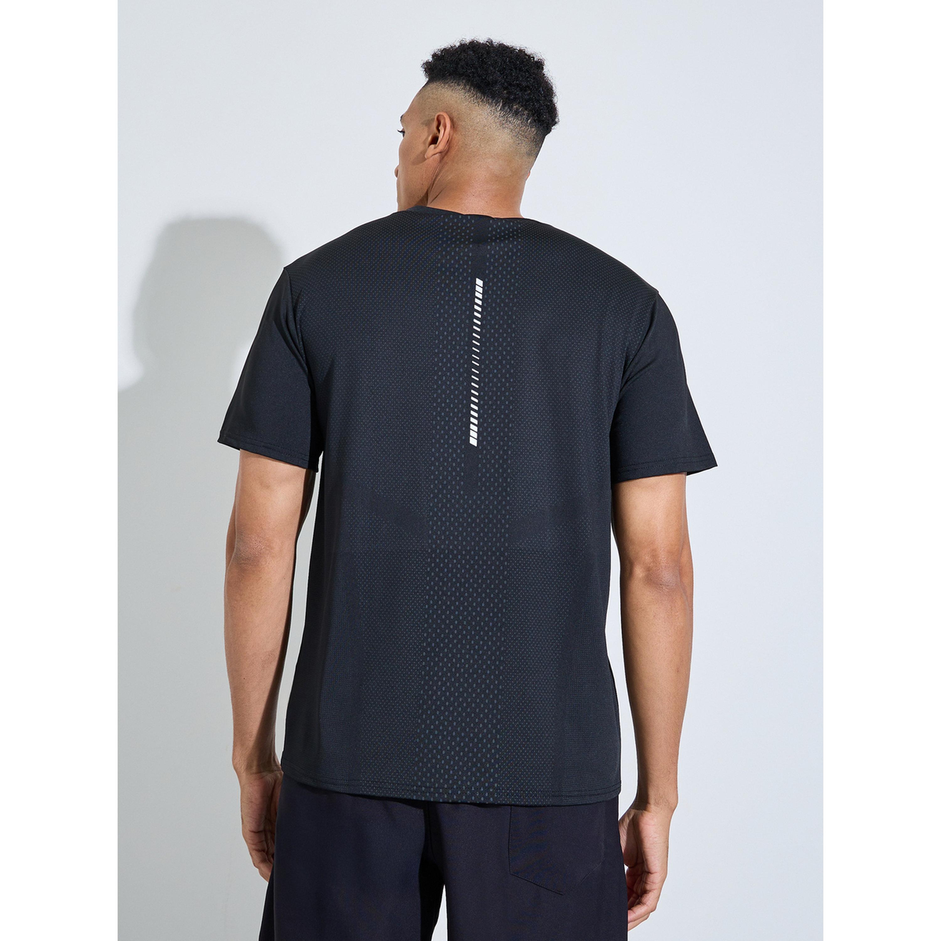 تيشيرت رياضي بقصة عادية سادة للرجال-men-clothing-sportswearandactivewear-tshirtsandpolos-image-4