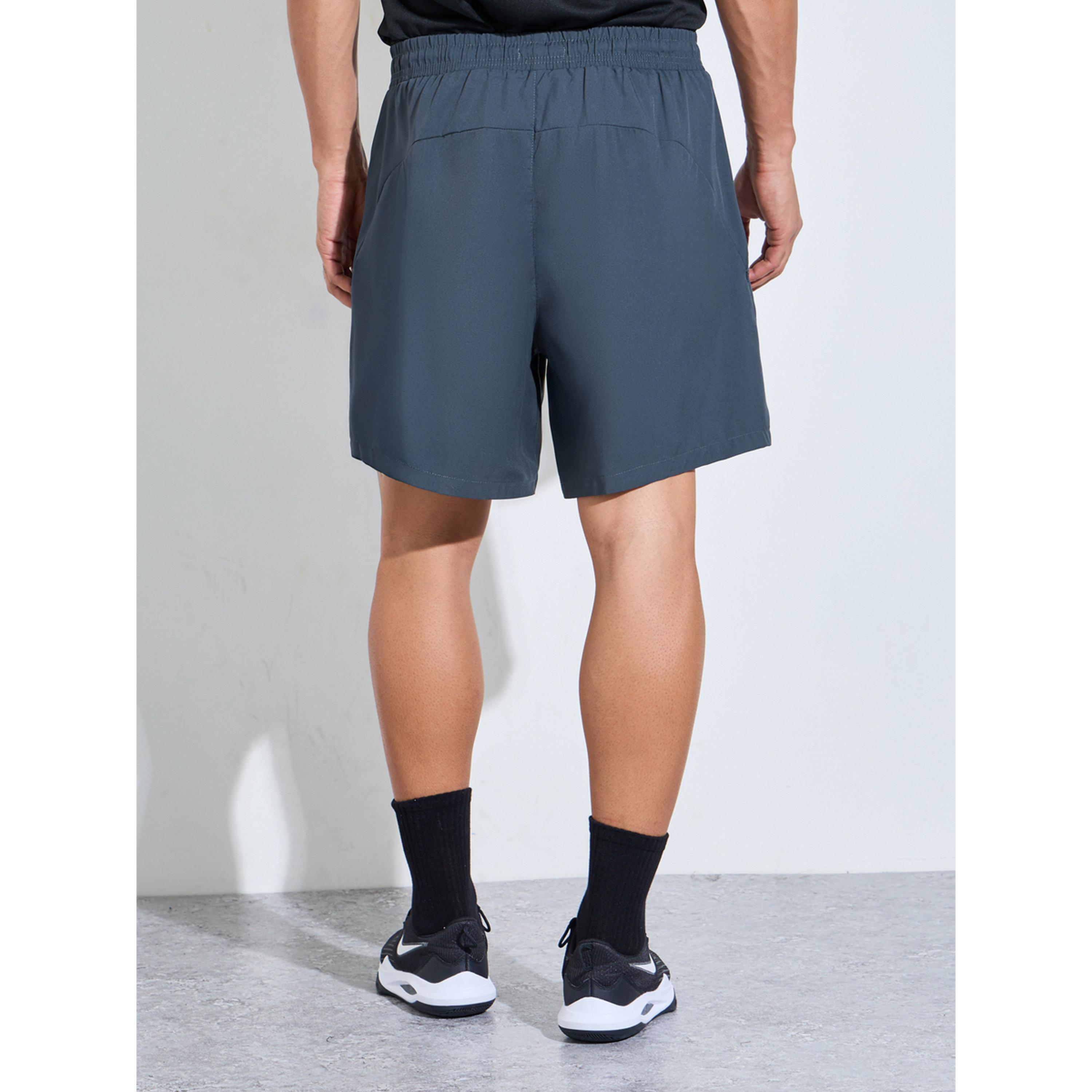 Styli Men Charcoal Paneled Zipper Pocket Active Shorts-men-clothing-sportswearandactivewear-bottoms-image-5