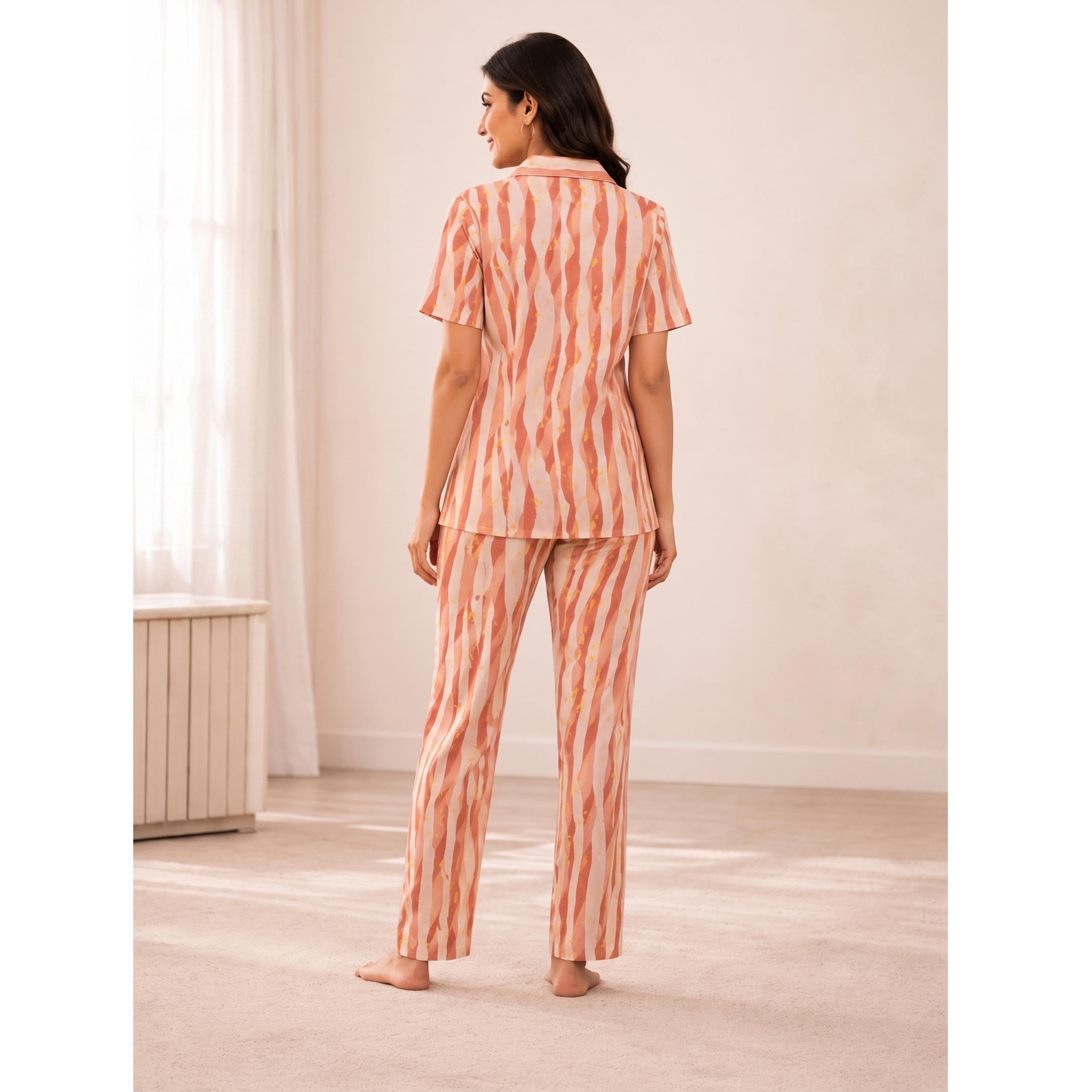 Take Two All Over Print Shirt and Pyjama Set-women-clothing-nightwear-pyjamas-longsets-image-2