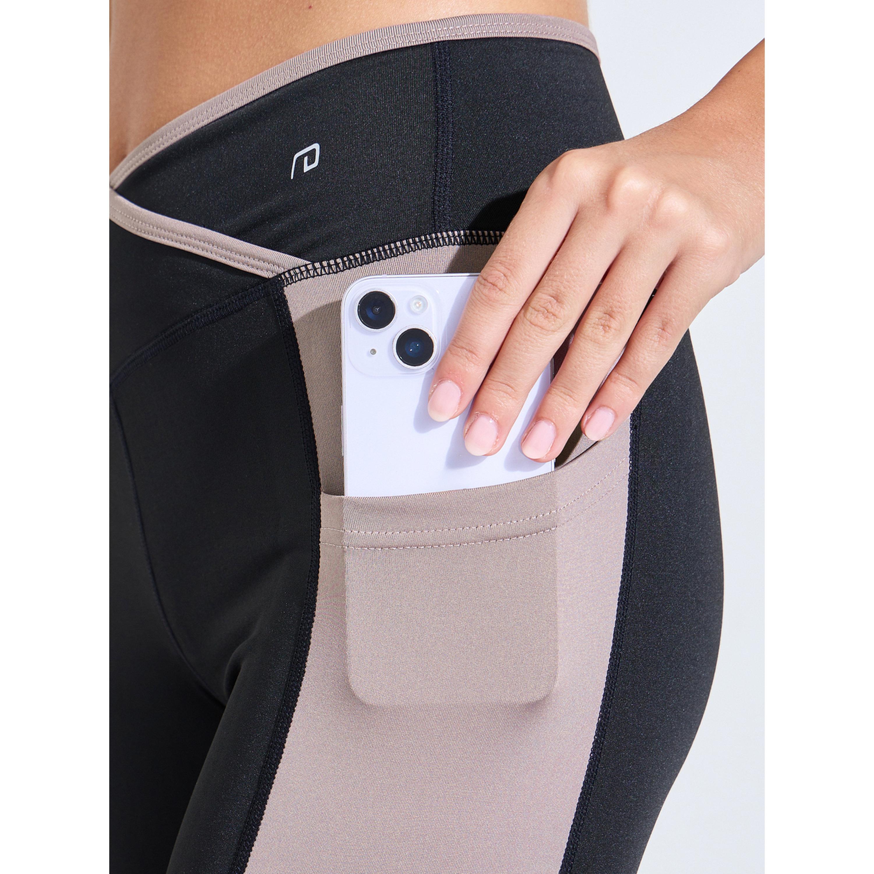 Styli Black Logo Color Block Cross Waist Pocket Detail Leggings-women-clothing-sportswearandactivewear-bottoms-leggings-image-3