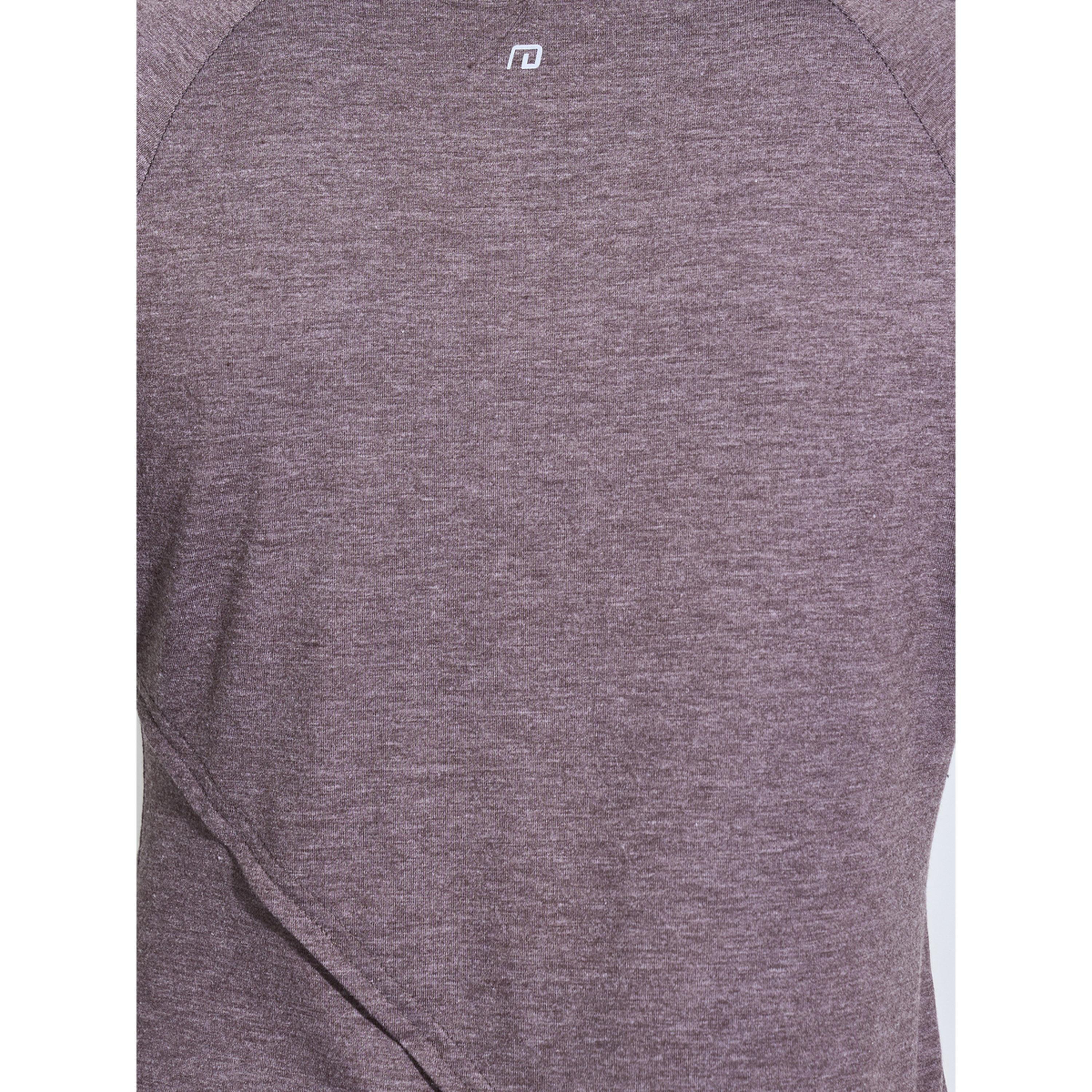 Styli Purple Solid Asymmetric Hem Long Sleeves Activewear Top with Thumbholes-sports-women-clothing-tshirtsandvests-image-4