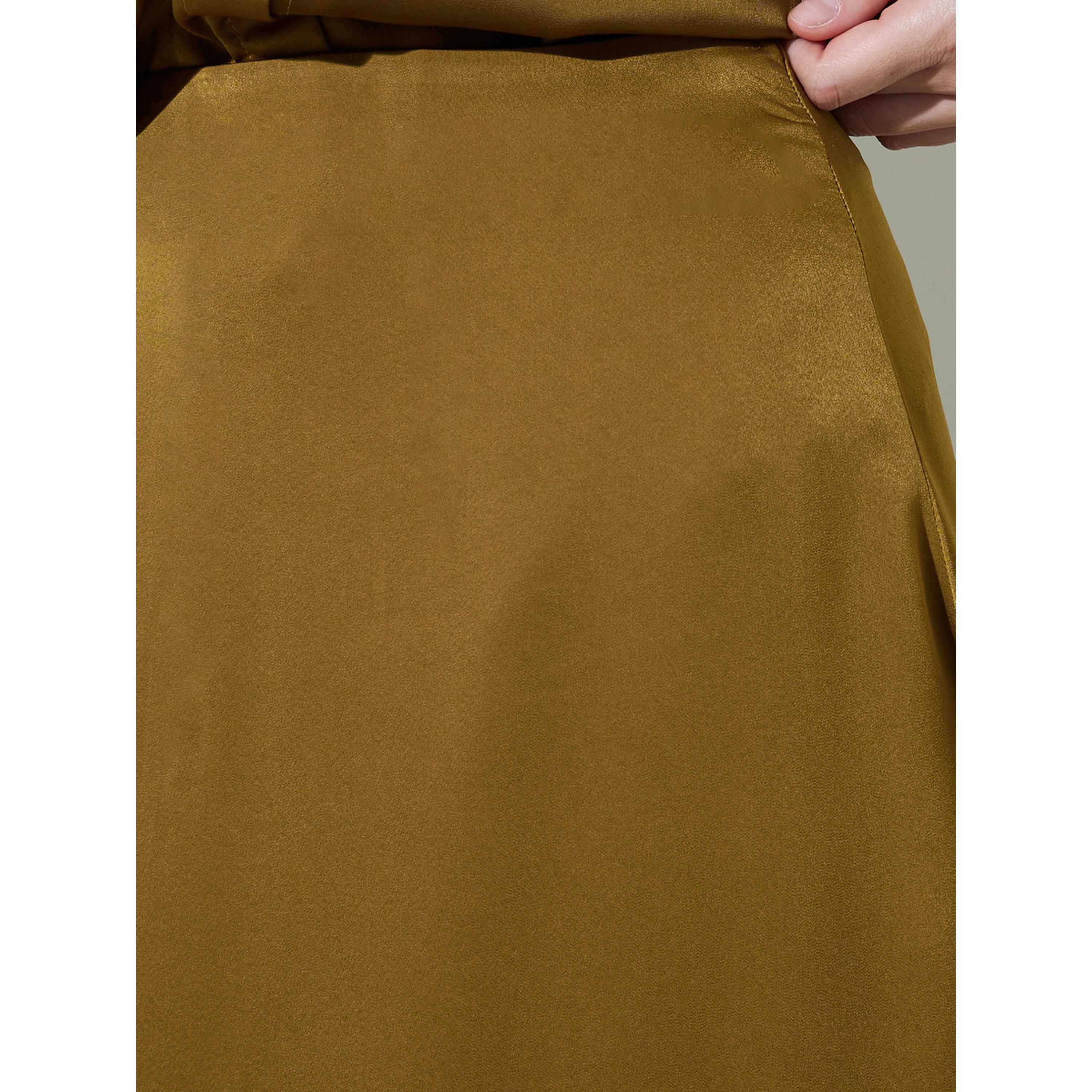 تنورة طويلة بحافة واسعة بلون سادة-women-clothing-skirts-image-3