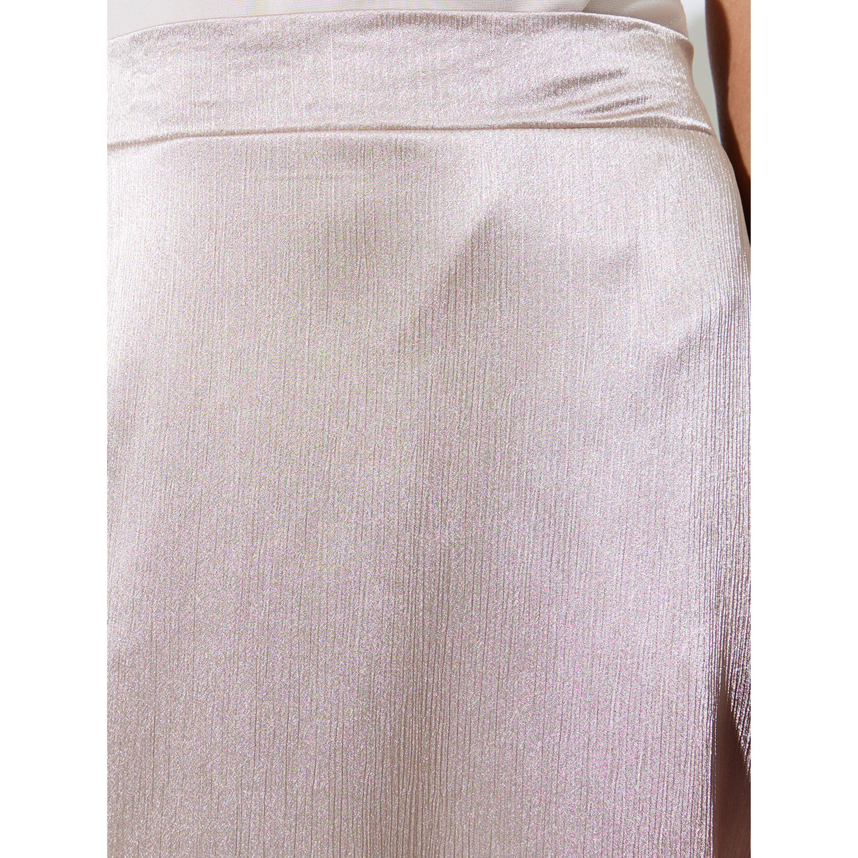 تنورة ميدي ساتان بحافة واسعة سادة-women-clothing-skirts-image-3