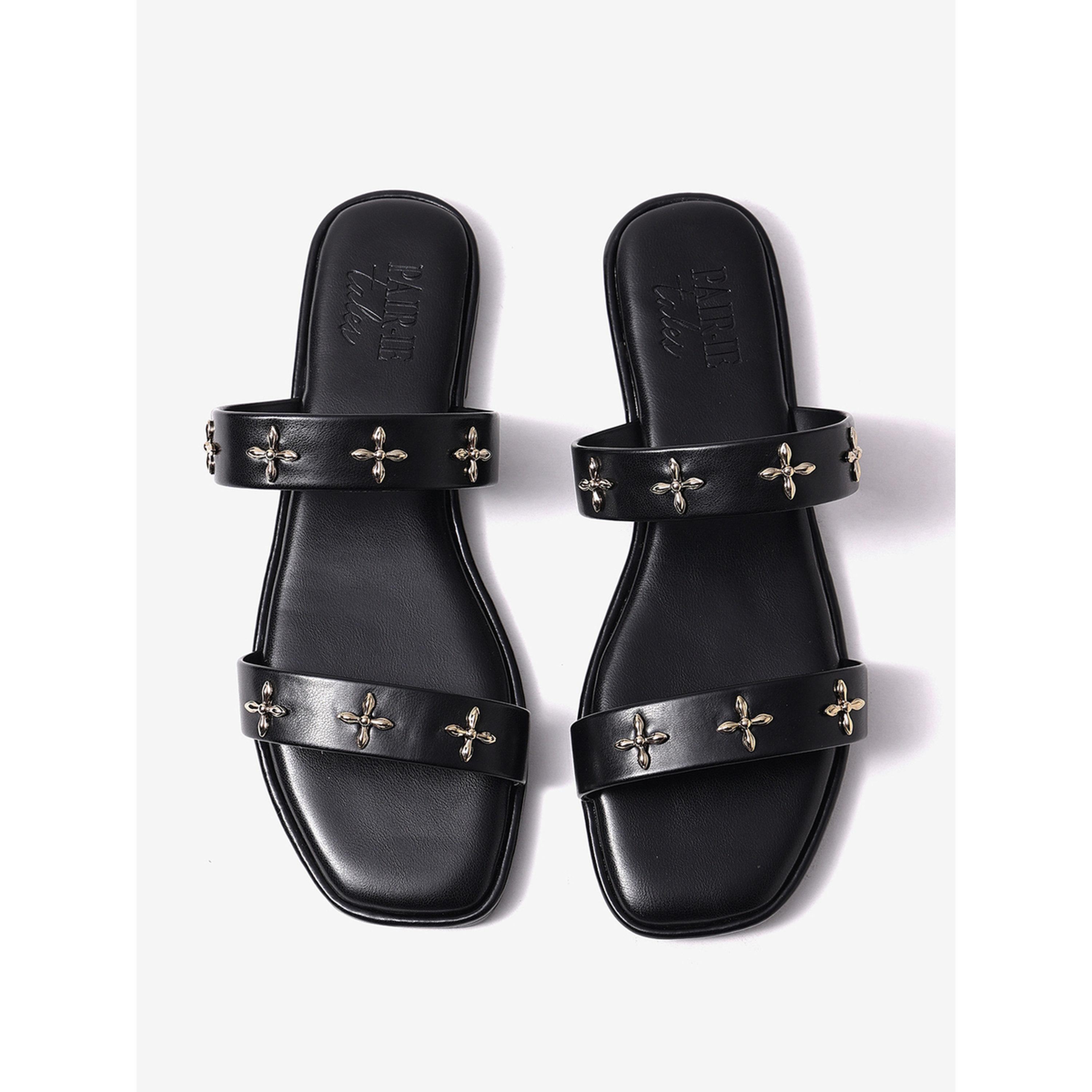 صندل بسيرين وزينة معدنية-women-shoes-sandals-flats-image-4