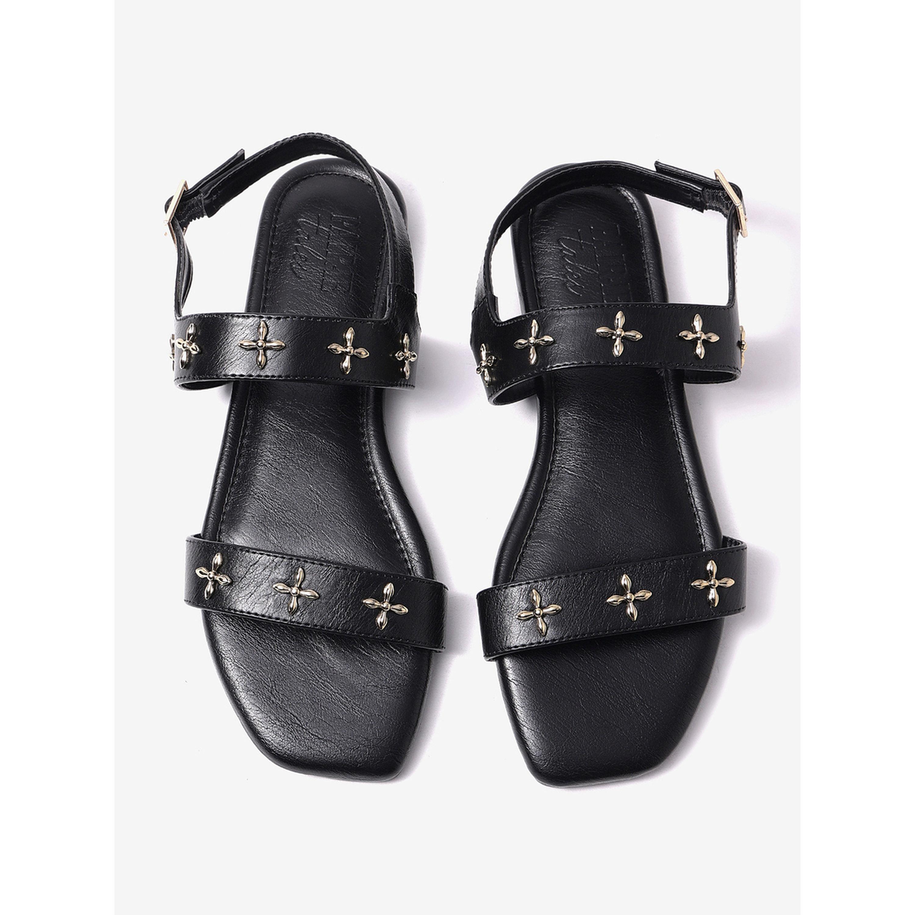 صندل بسيرين وزينة معدنية-women-shoes-sandals-flats-image-4