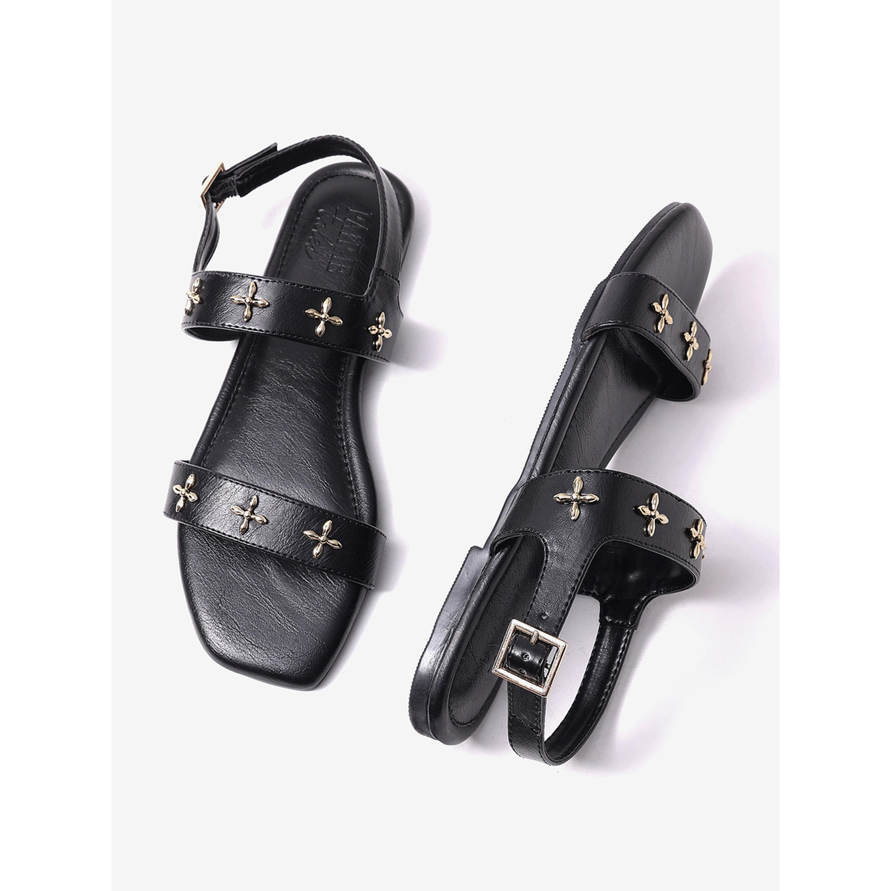 صندل بسيرين وزينة معدنية-women-shoes-sandals-flats-image-6