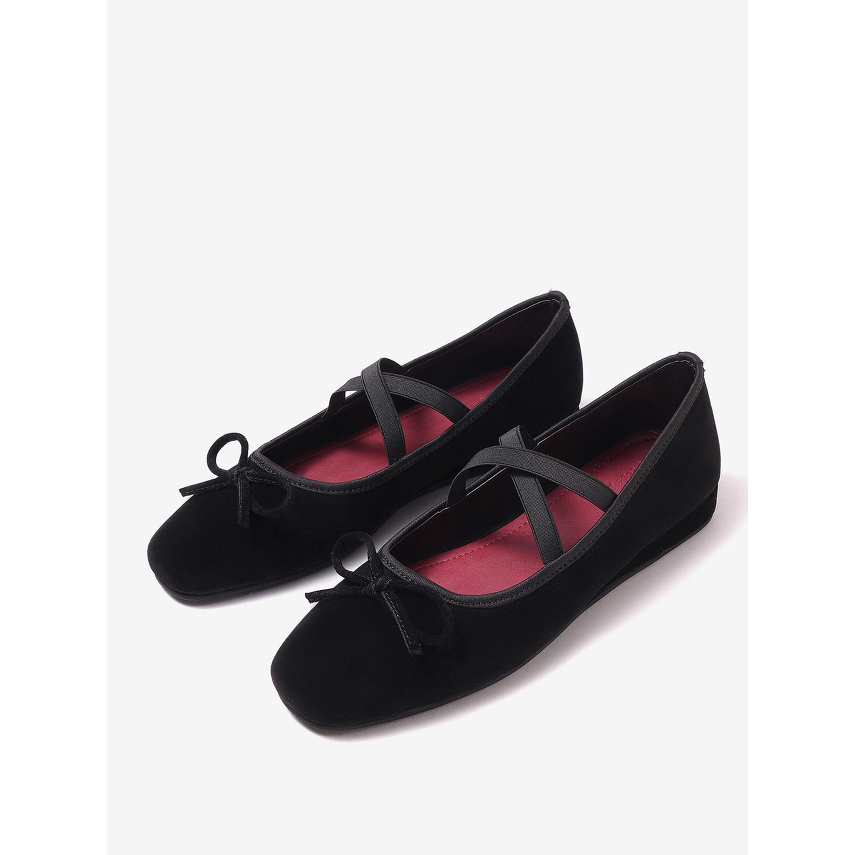 حذاء ماري جين مخمل-women-shoes-ballerinas-image-1
