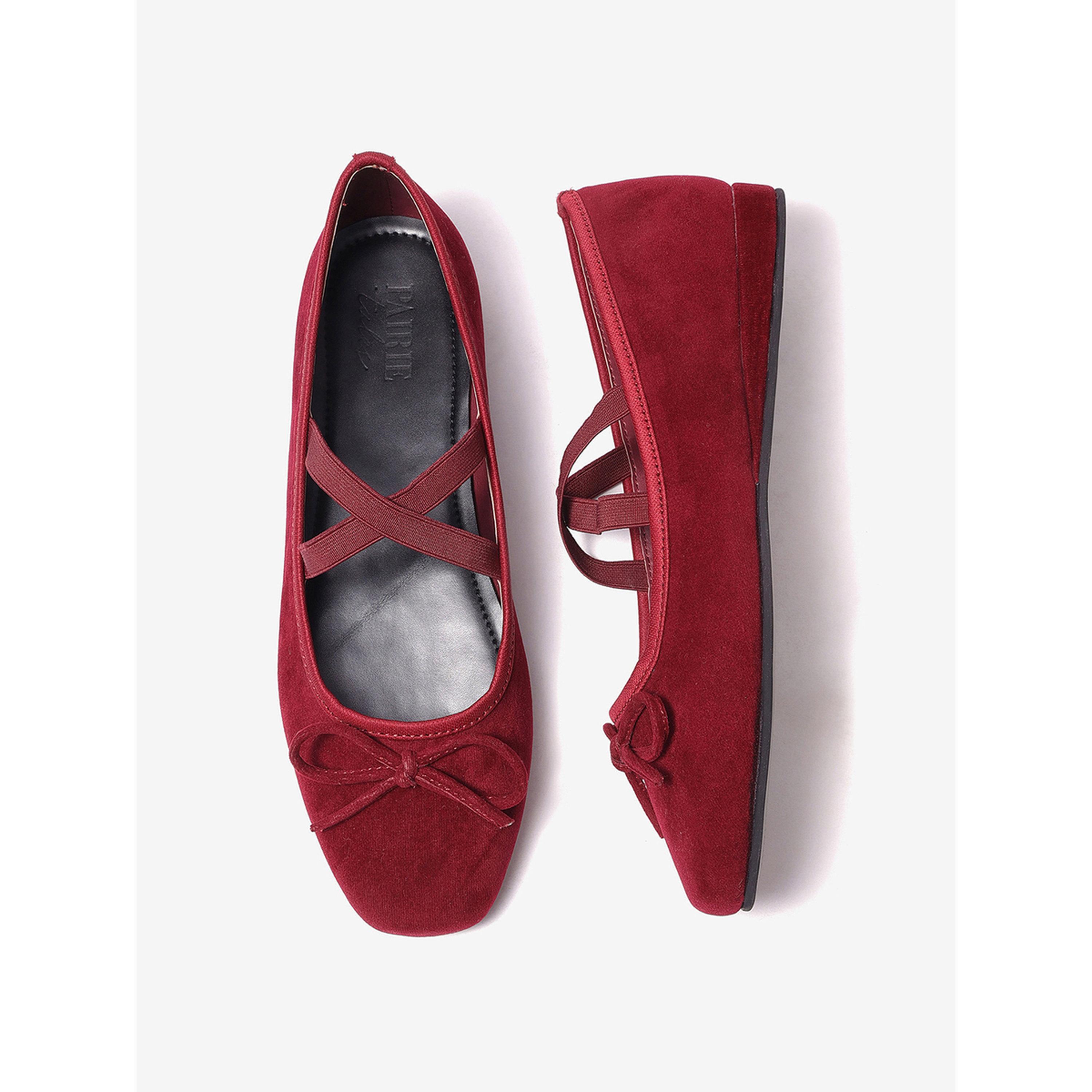 حذاء ماري جين مخمل-women-shoes-ballerinas-image-4