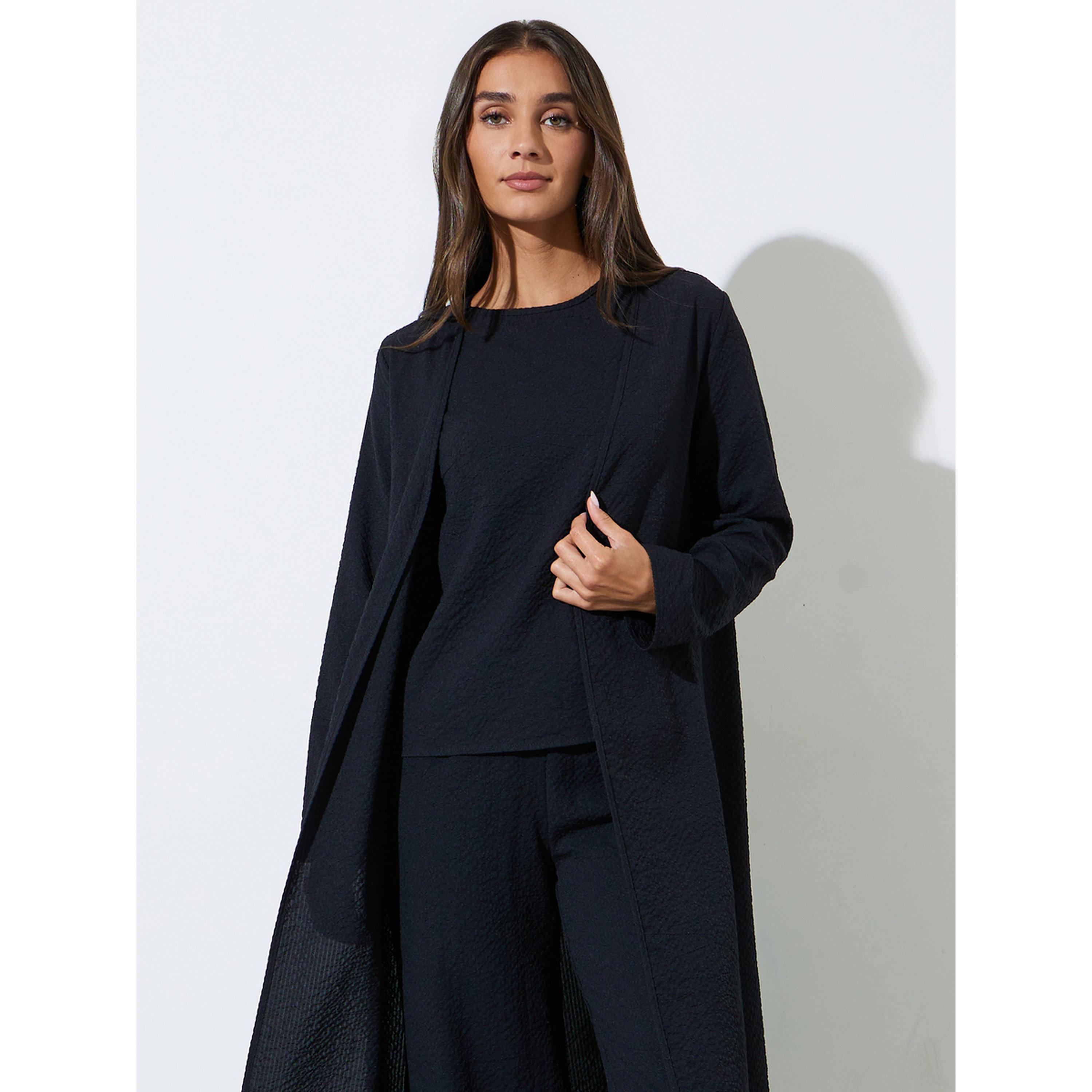 طقم منسق من بنطال وبلوزة وكيمونو 3 قطع-women-clothing-coordsets-image-3