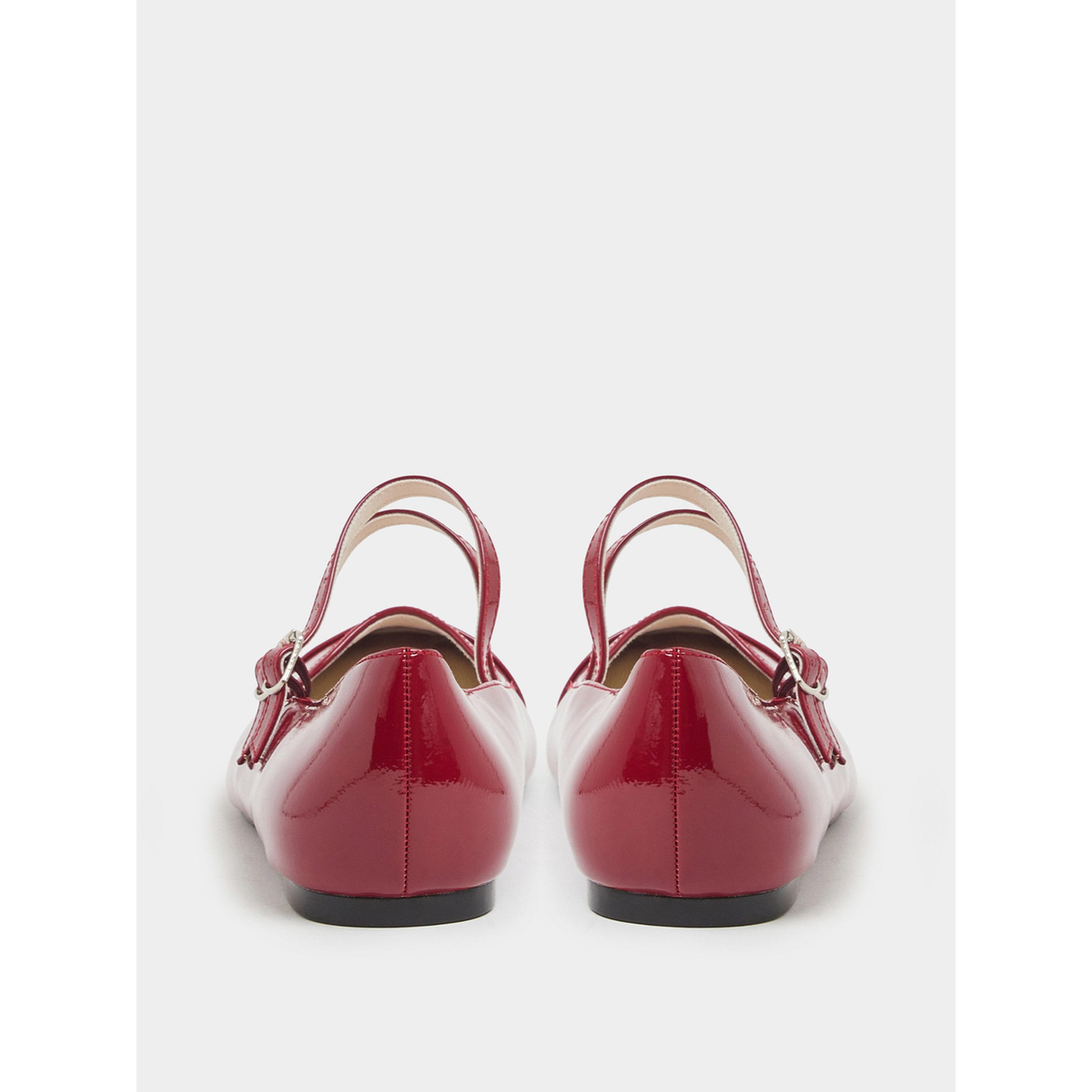 حذاء باليرينا ماري جين من الجلد اللامع بحزام مزدوج-women-shoes-ballerinas-image-6