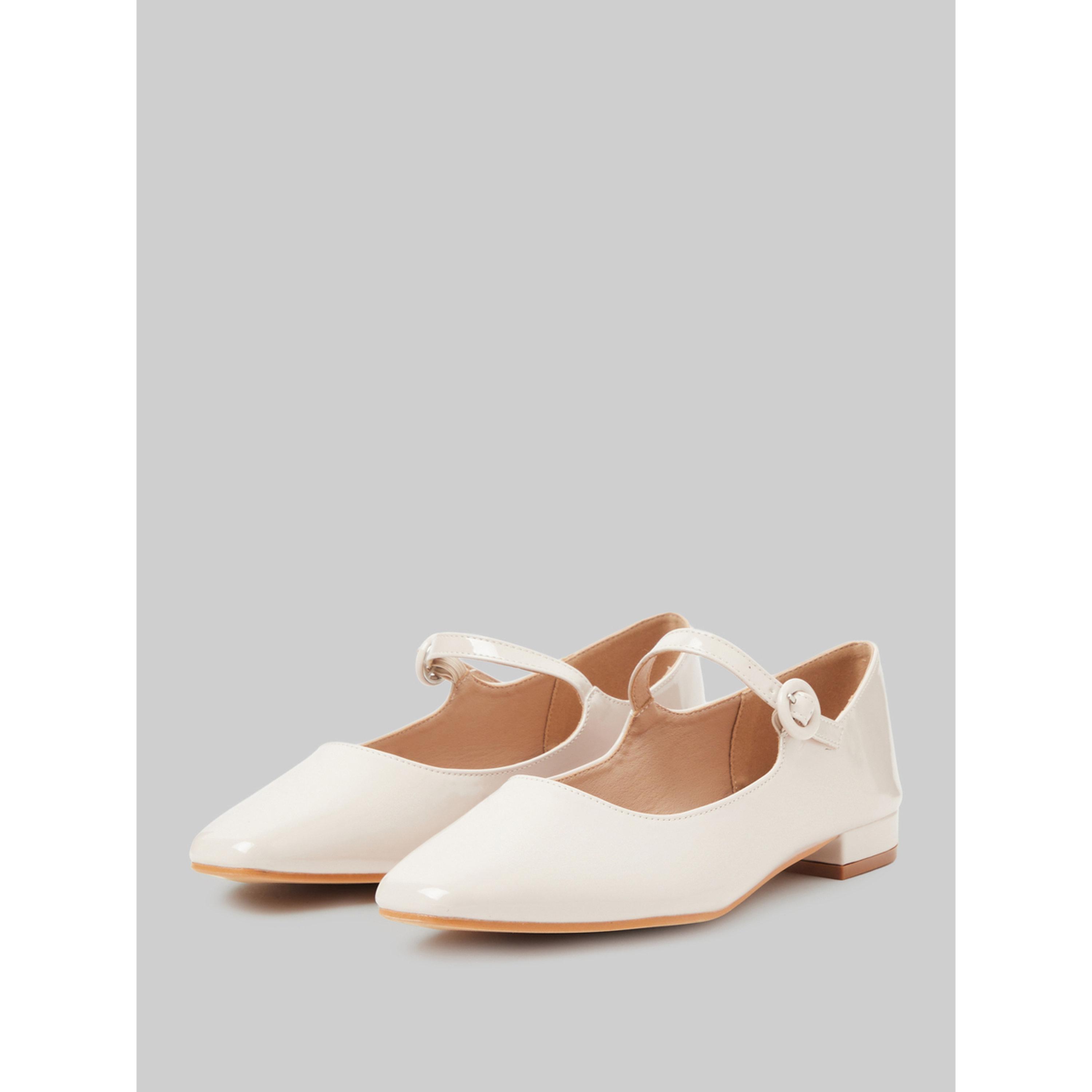 Styli Off-White Buckle strap Mary Jane Flats-women-shoes-ballerinas-image-1
