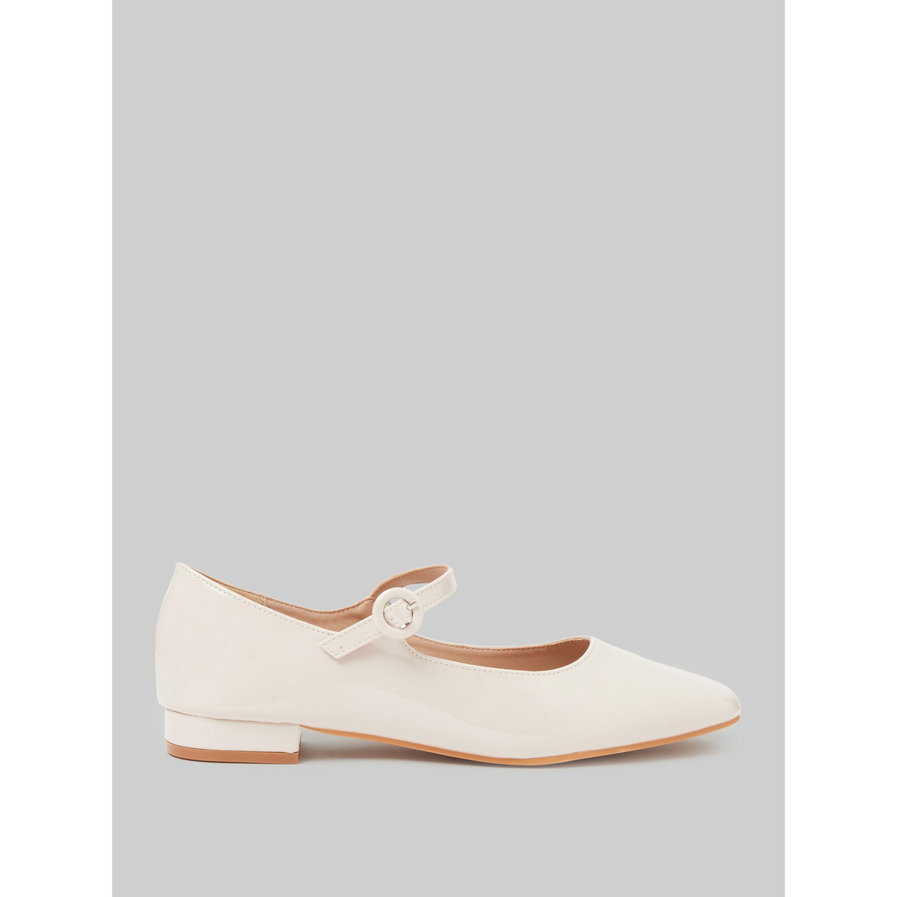 Styli Off-White Buckle strap Mary Jane Flats-women-shoes-ballerinas-image-3