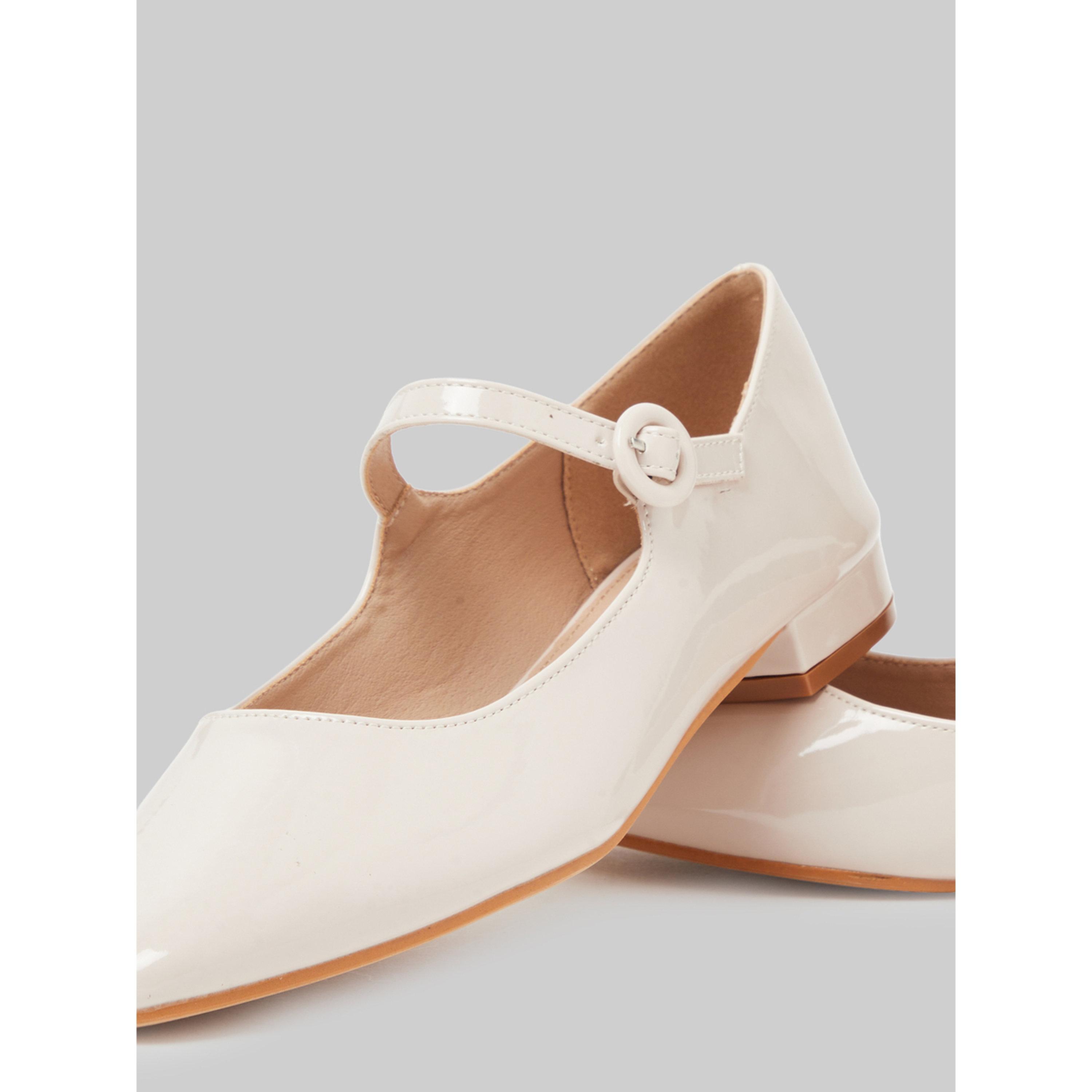 Styli Off-White Buckle strap Mary Jane Flats-women-shoes-ballerinas-image-5