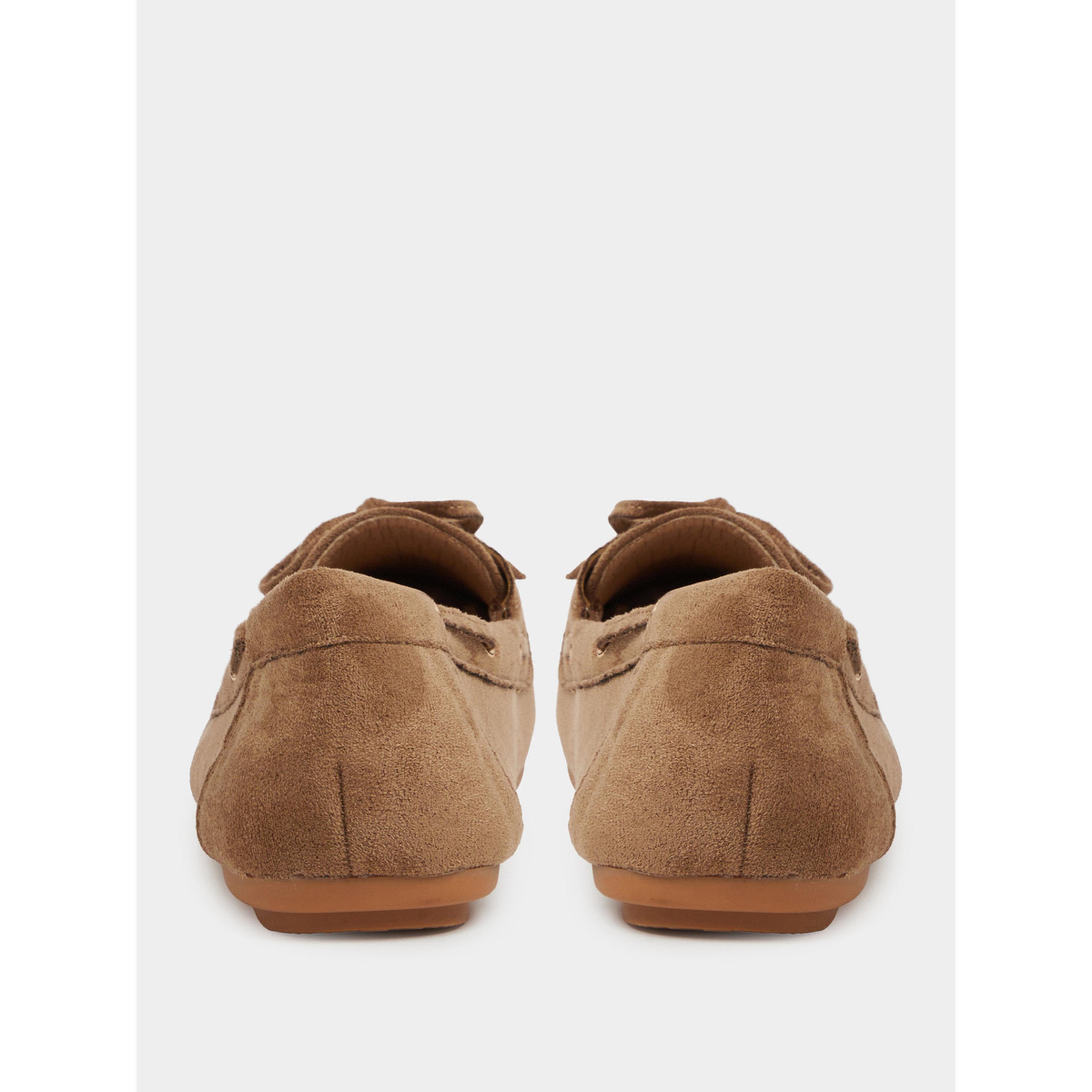 Styli Brown Suede Flat Loafers-women-shoes-loafersandmoccasins-image-6