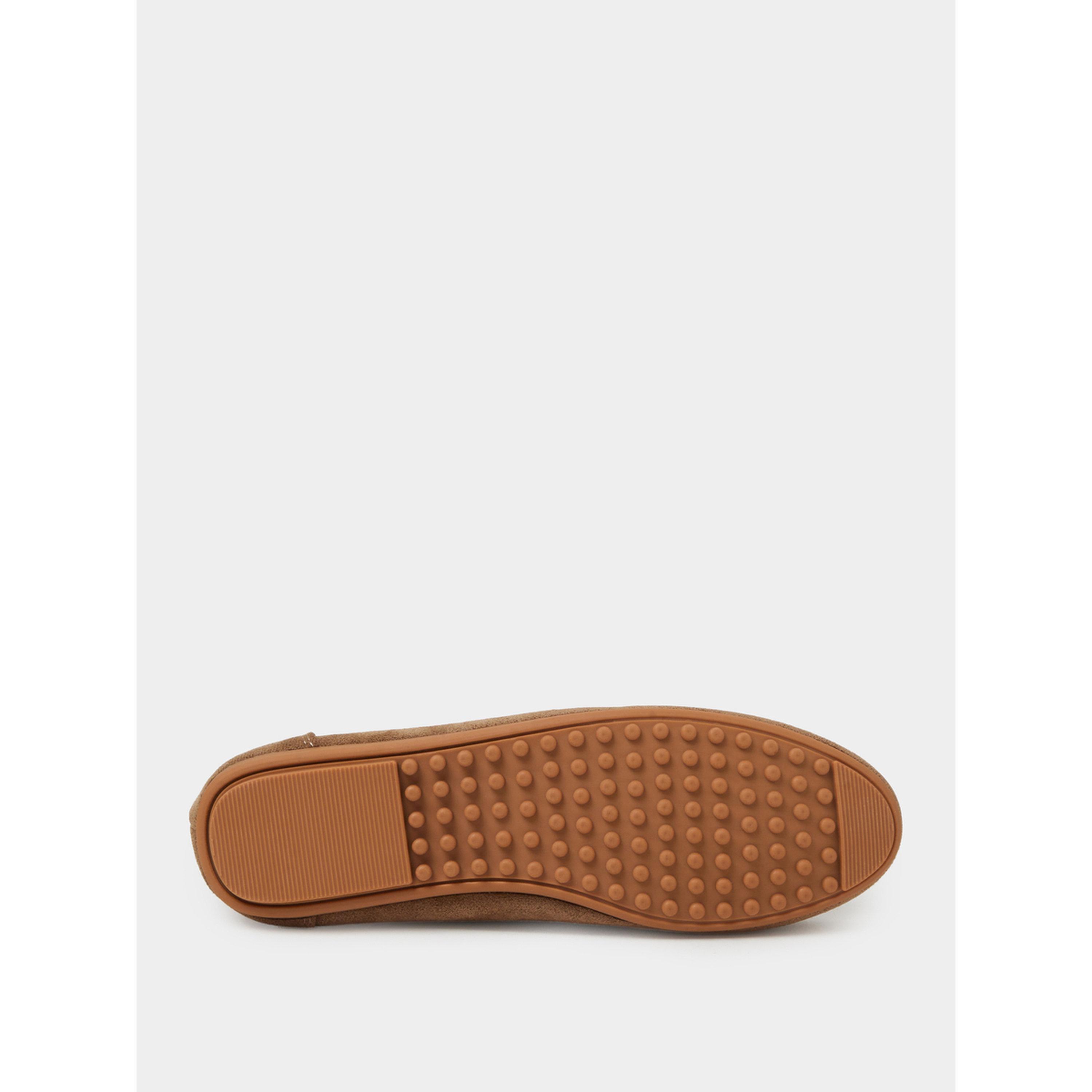 Styli Brown Suede Flat Loafers-women-shoes-loafersandmoccasins-image-7