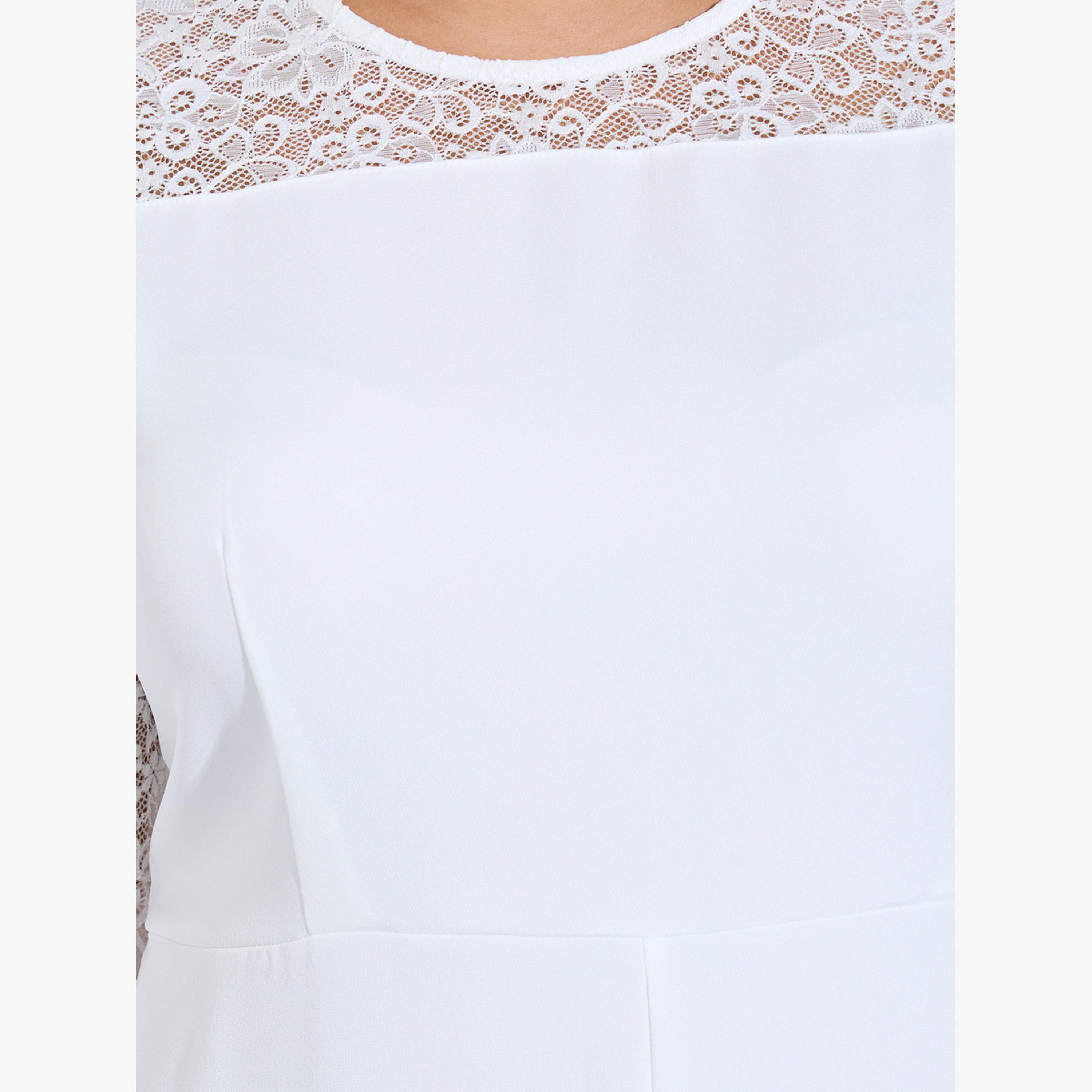 Styli Plus Size White Lace Sleeves A-Line Maxi Dress-women-clothing-dresses-image-5