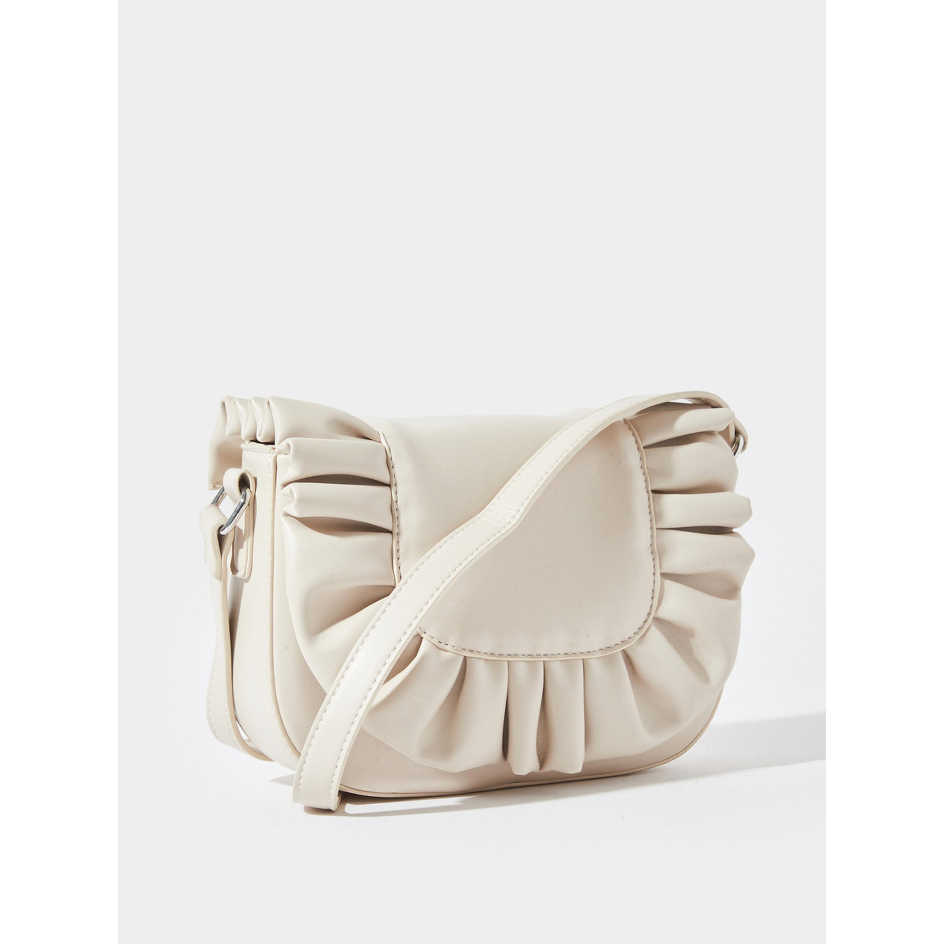حقيبة كتف بتصميم سرج وكشكش-women-bagsandwallets-handbags-image-1