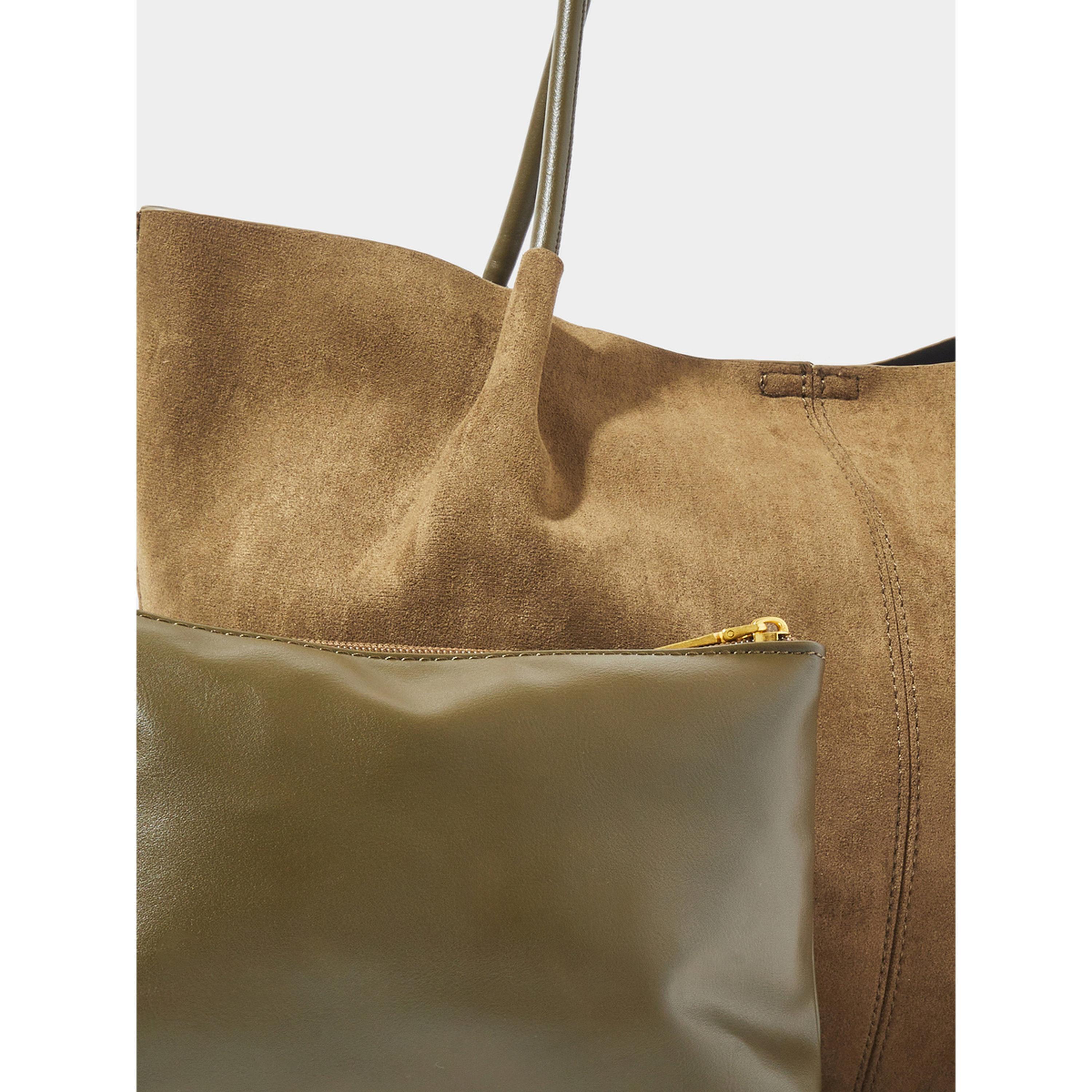 طقم من حقيبة كتف هوبو بمظهر شمواه وبوك-women-bagsandwallets-handbags-image-4