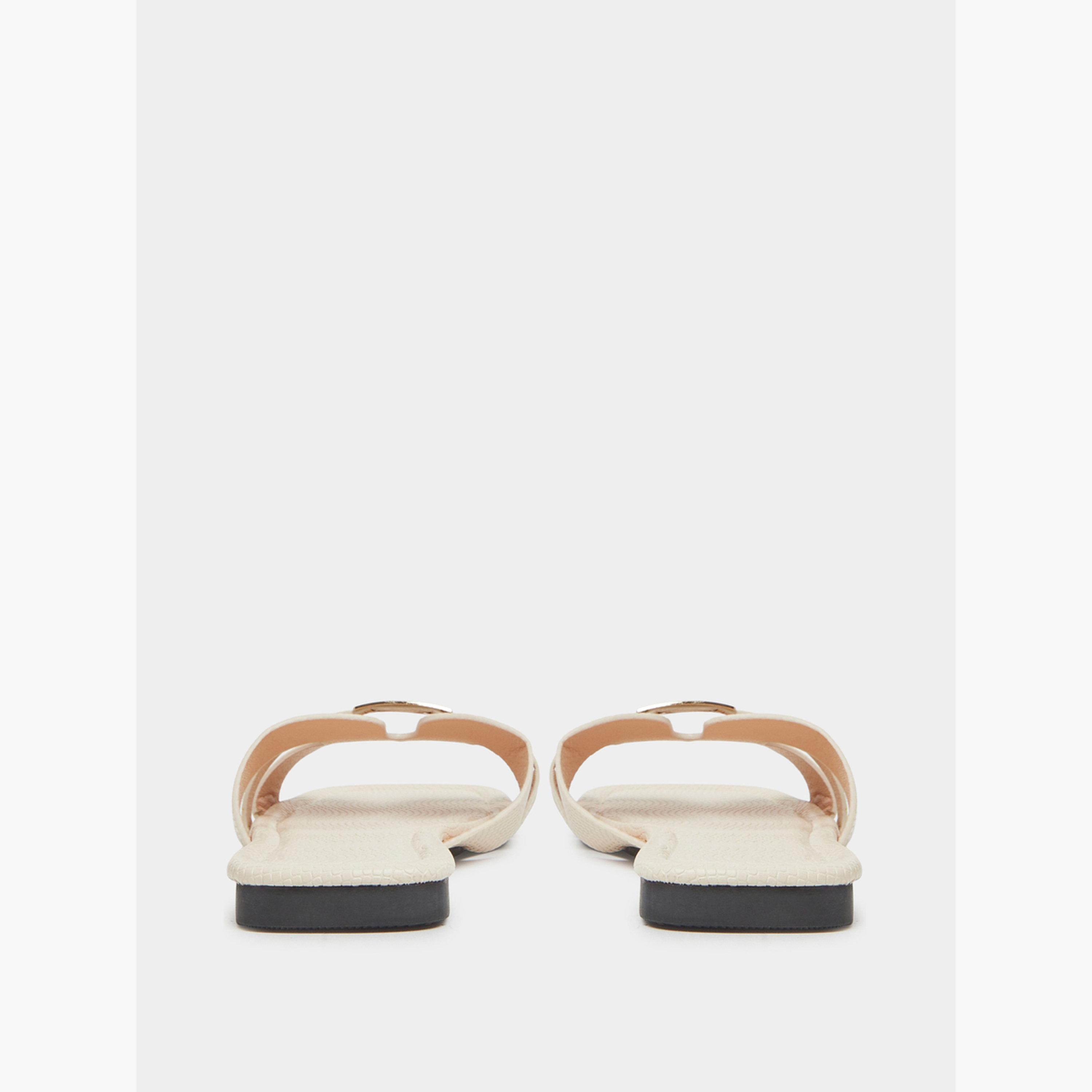 صندل بيج فلات بتفاصيل إبزيم-women-shoes-sandals-flats-image-6