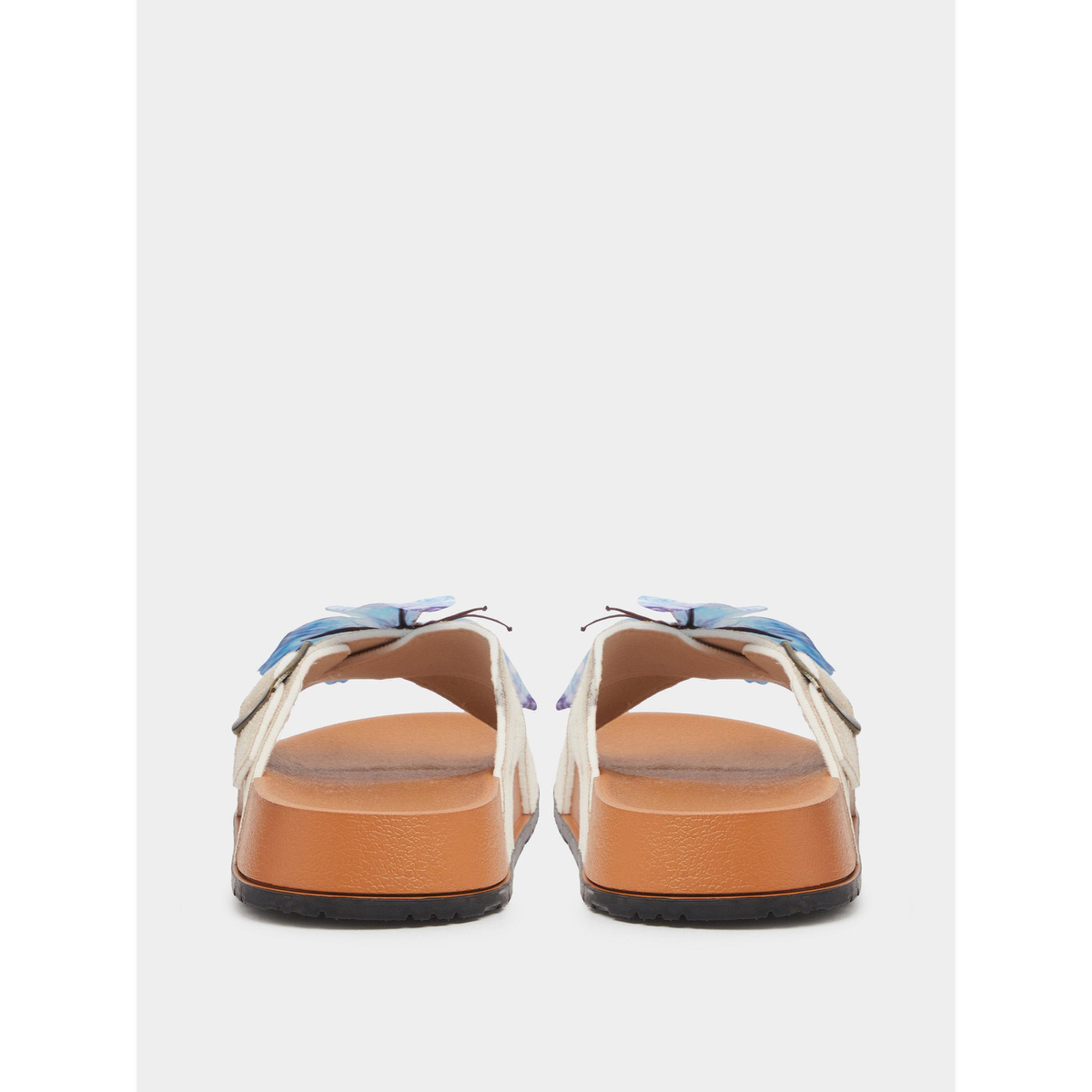 Take Two Brown Butterfly Detail Comfort Sandals-women-shoes-sandals-flats-image-6