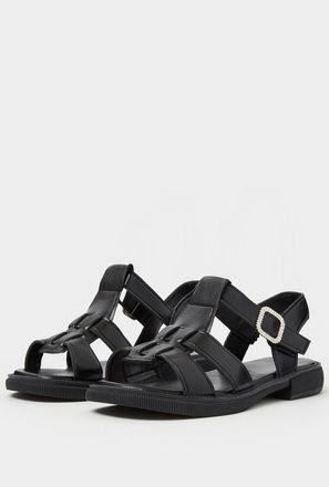 صندل روماني بإبزيم إغلاق-women-shoes-sandals-floaters-image-1