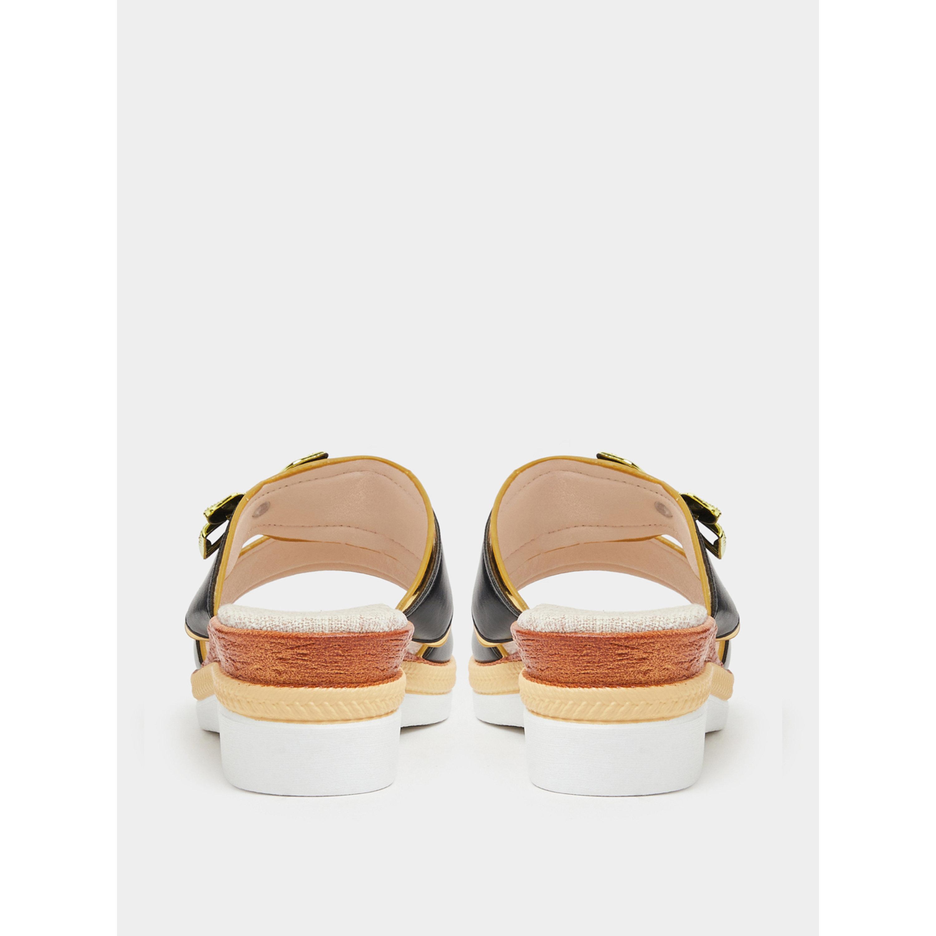 Take Two Bow Detail Wedge Heel Sandals-women-shoes-sandals-heeled-image-6
