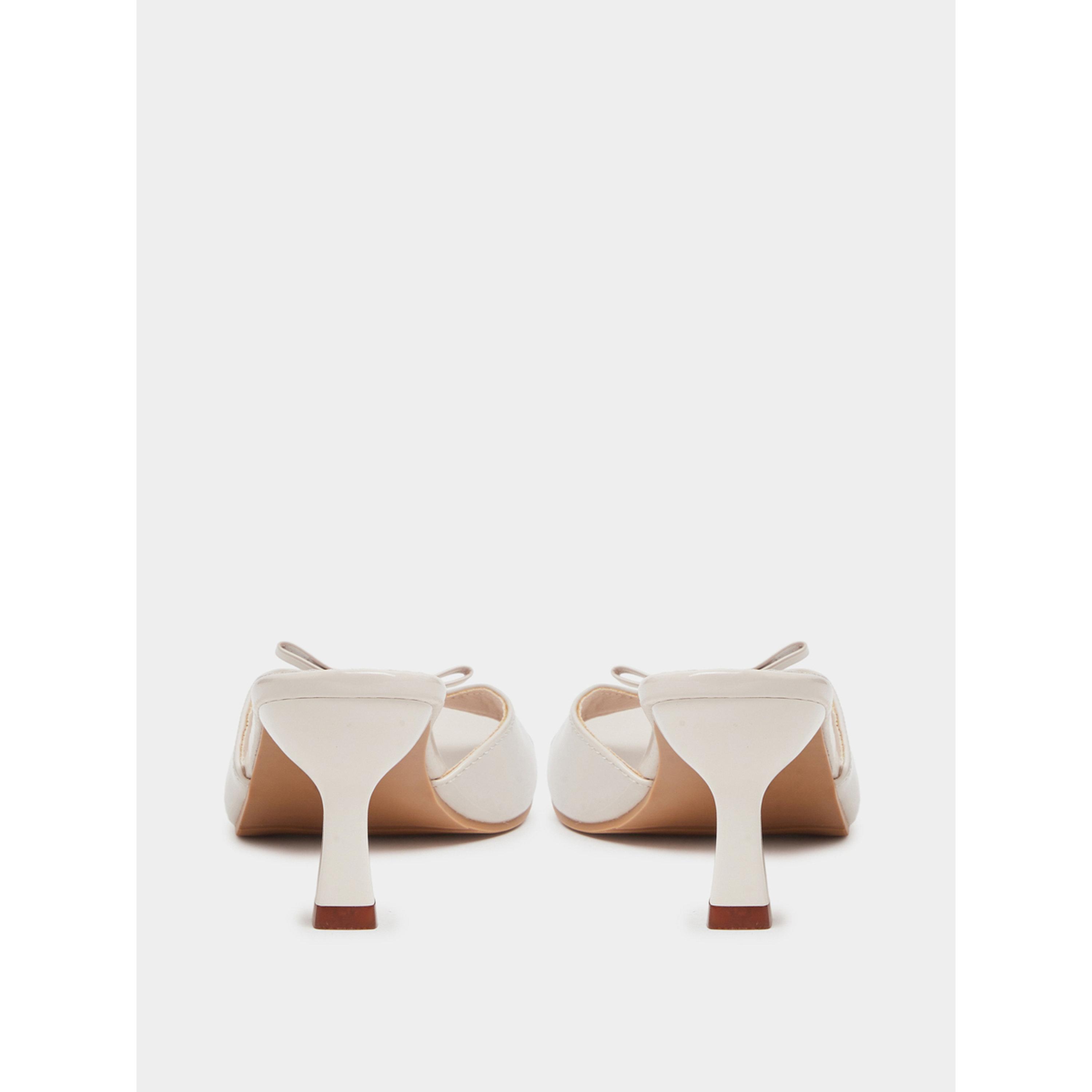 Take Two Beige Bow Detail Mid Heel Sandals-women-shoes-sandals-heeled-image-6