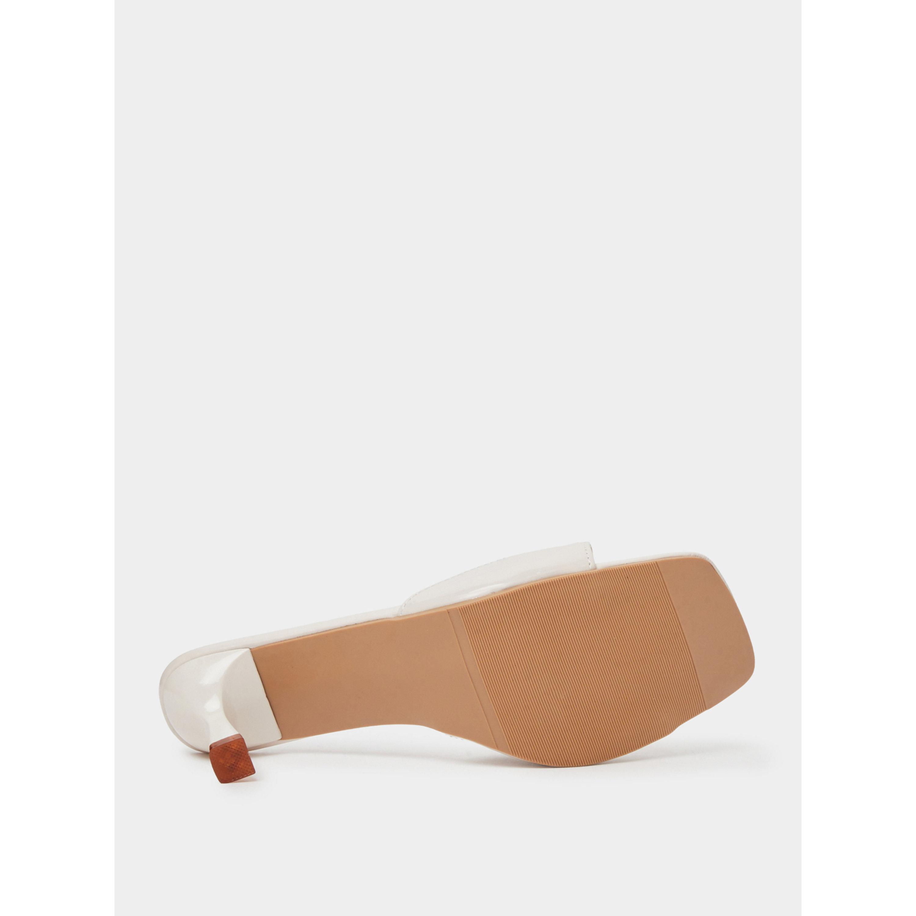 Take Two Beige Bow Detail Mid Heel Sandals-women-shoes-sandals-heeled-image-7