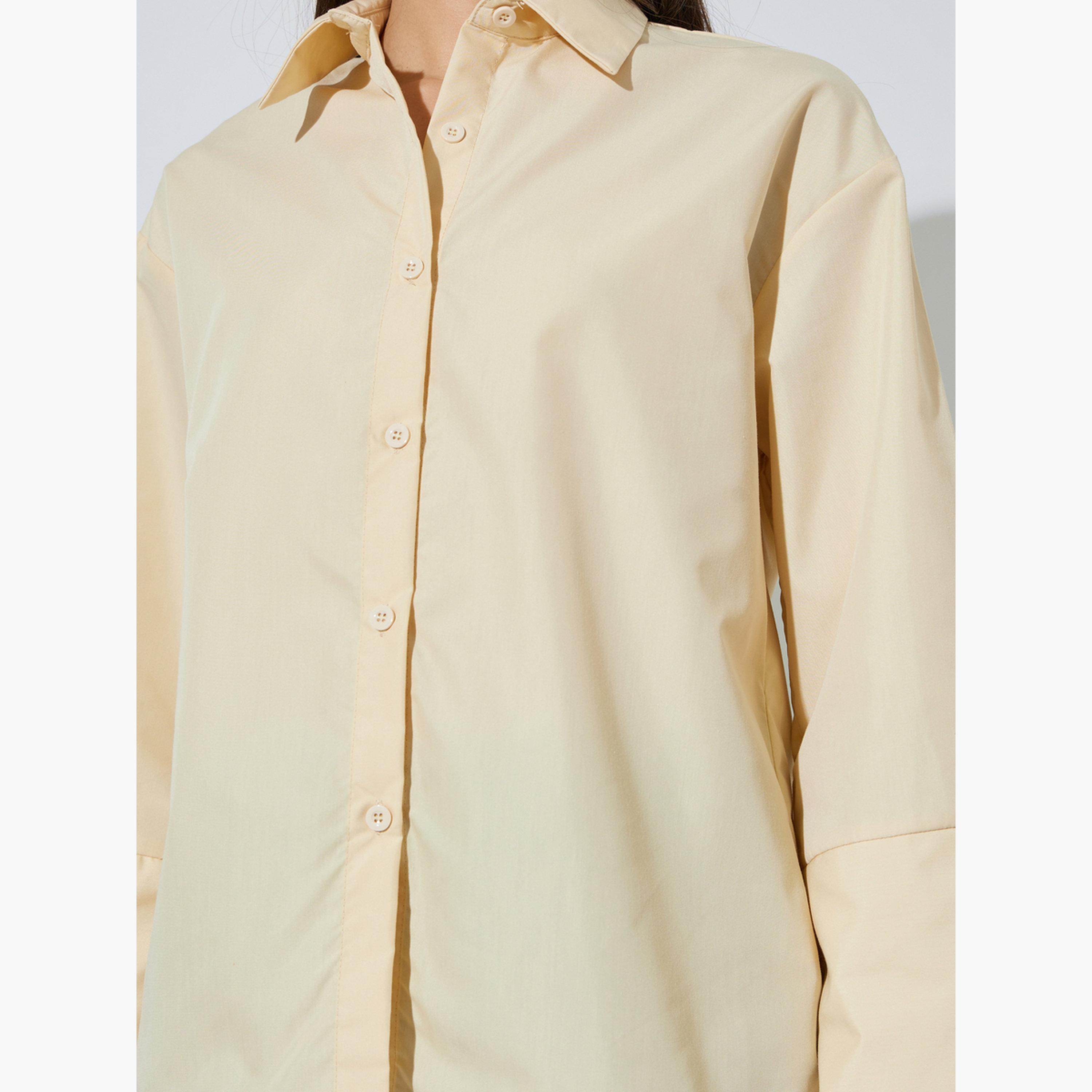 بلوزة بقصة مريحة وأكمام طويلة-women-clothing-shirtsandblouses-shirts-image-5