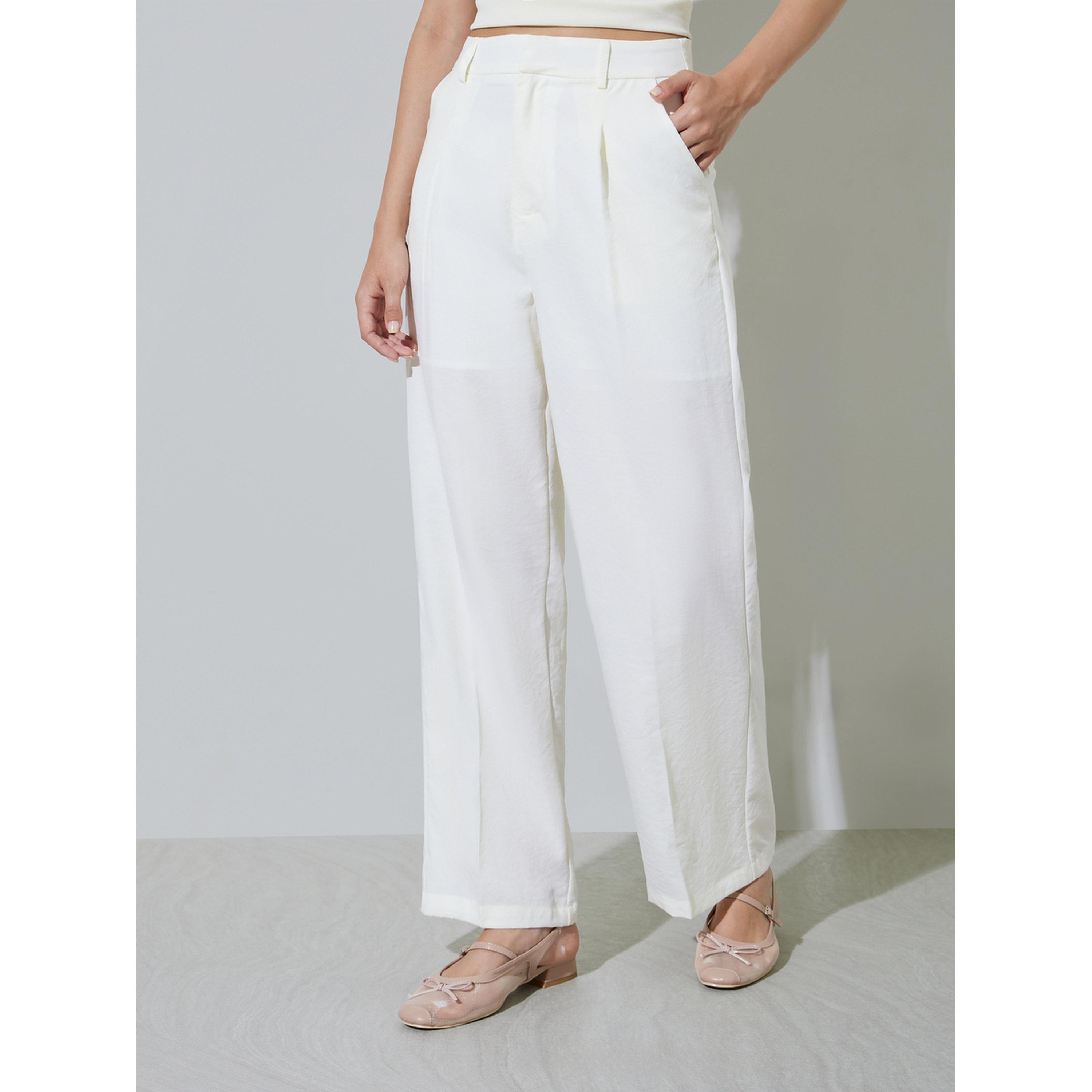 Take Two Beige Wide-Leg Trousers-women-clothing-joggers-image-1