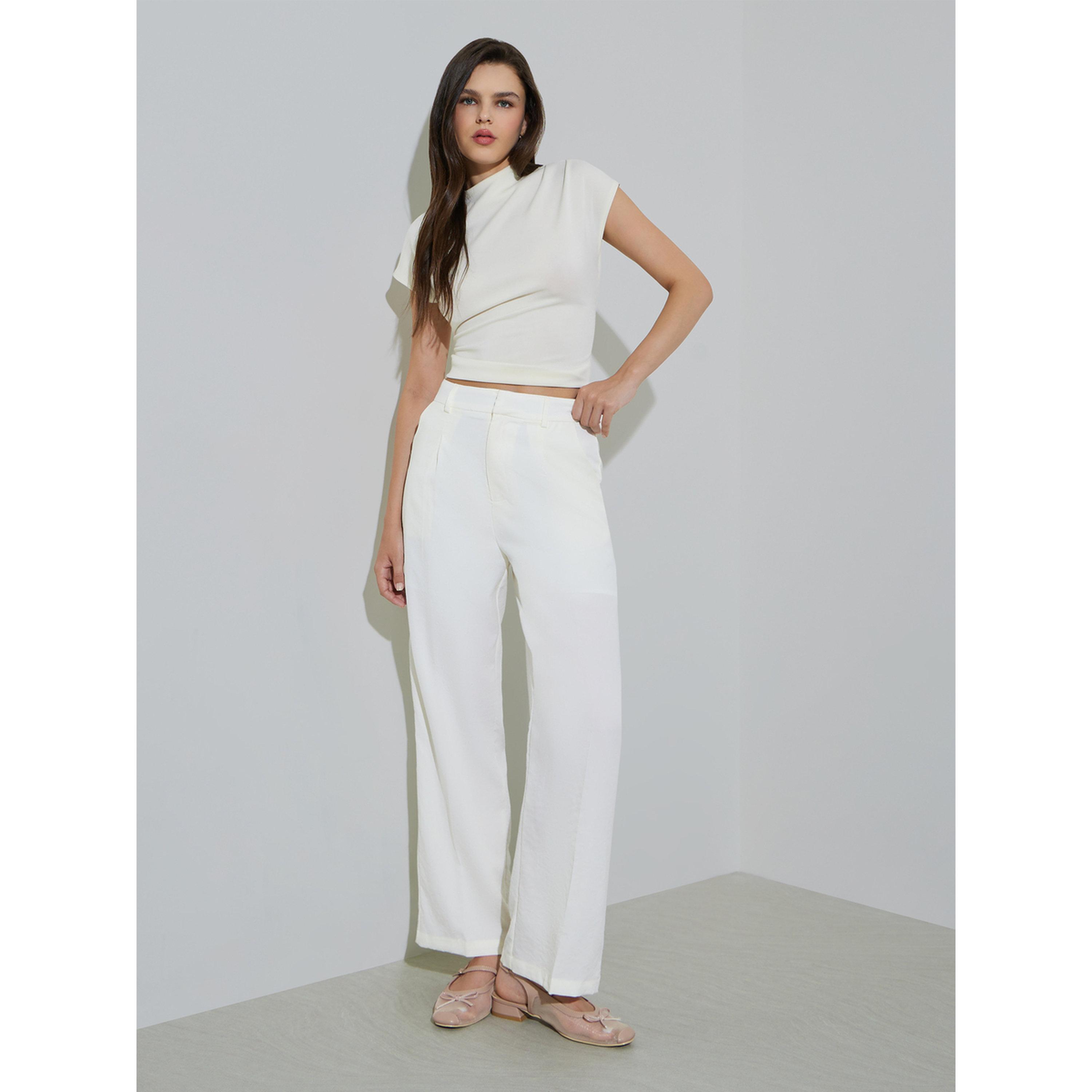 بنطال بيج بأرجل واسعة-women-clothing-joggers-image-2