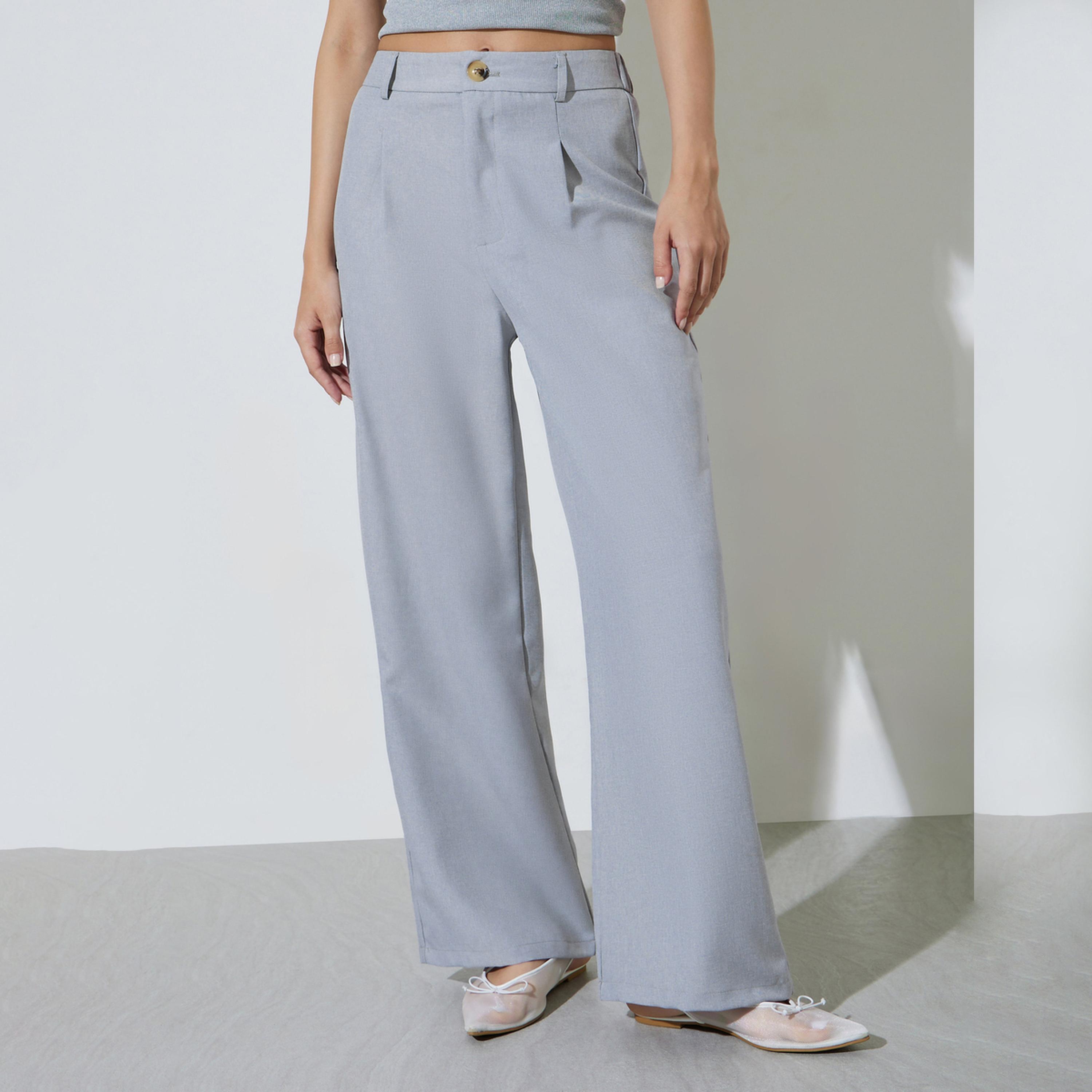 بنطال بأرجل واسعة سادة-women-clothing-bottoms-joggers-image-1