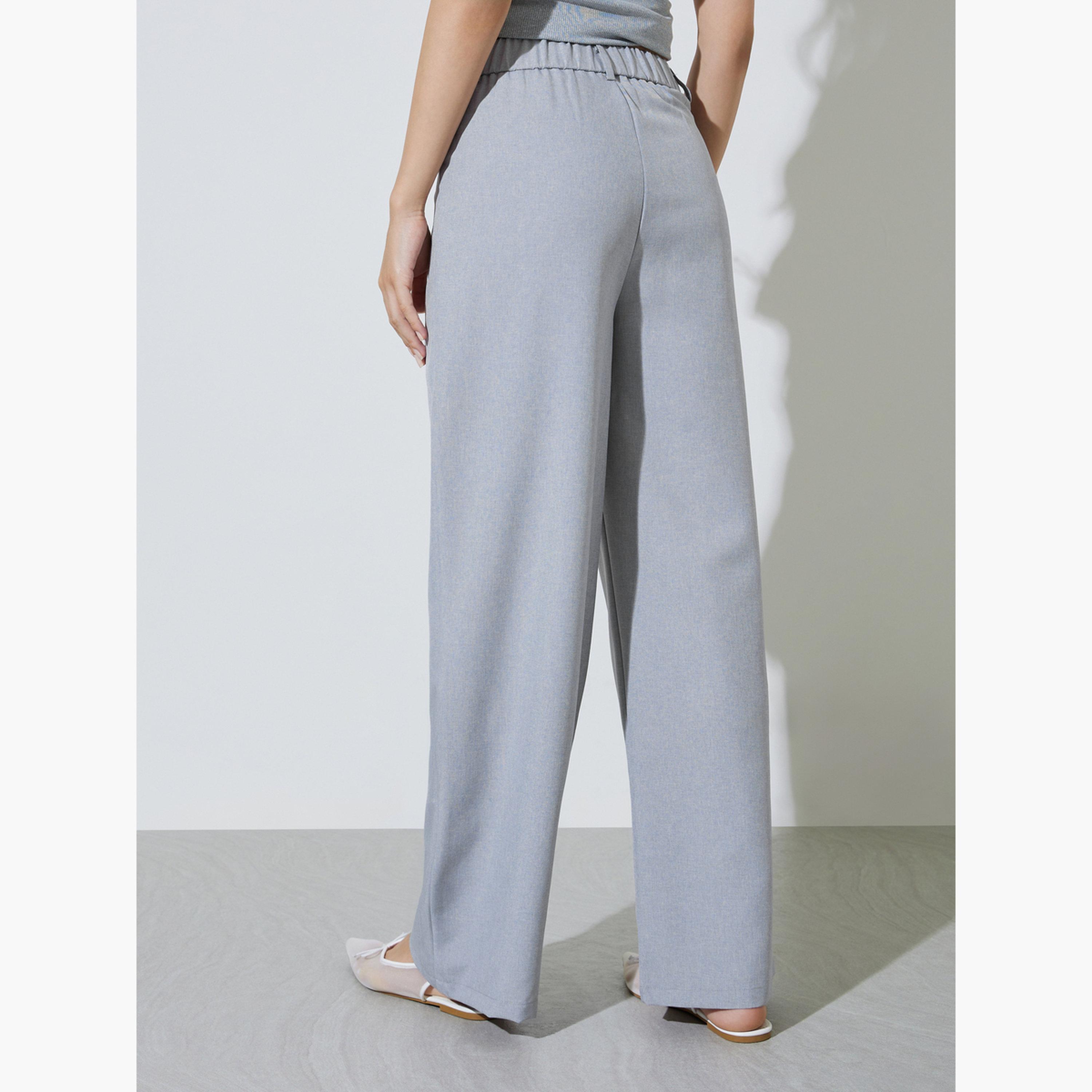 بنطال بأرجل واسعة سادة-women-clothing-bottoms-joggers-image-4