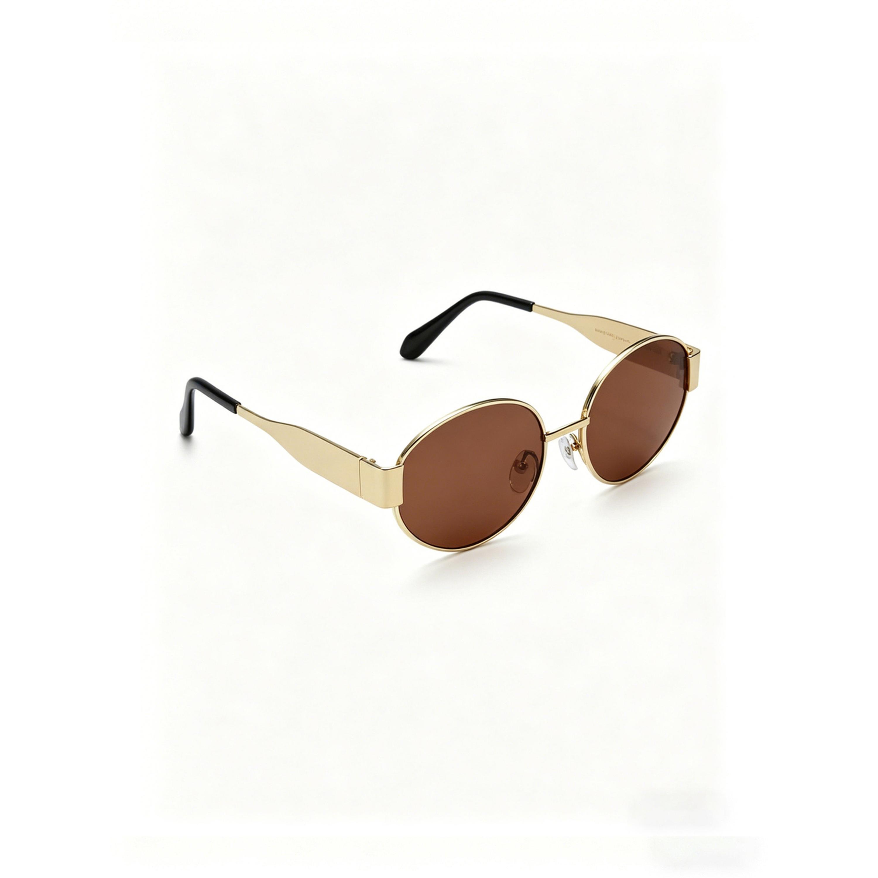 Take Two Gold Tone Oval Sunglasses-women-sunglasses-image-2