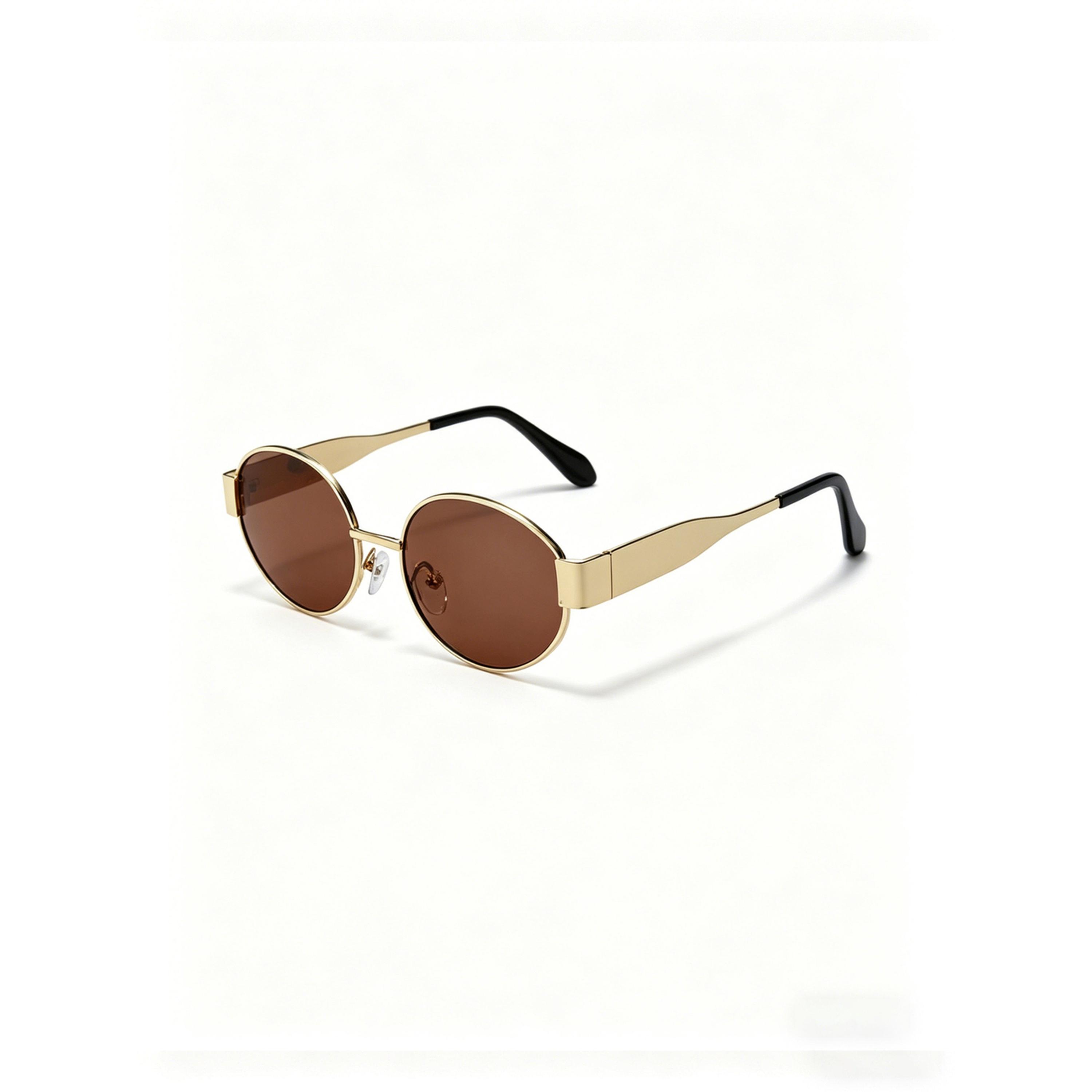 Take Two Gold Tone Oval Sunglasses-women-sunglasses-image-3