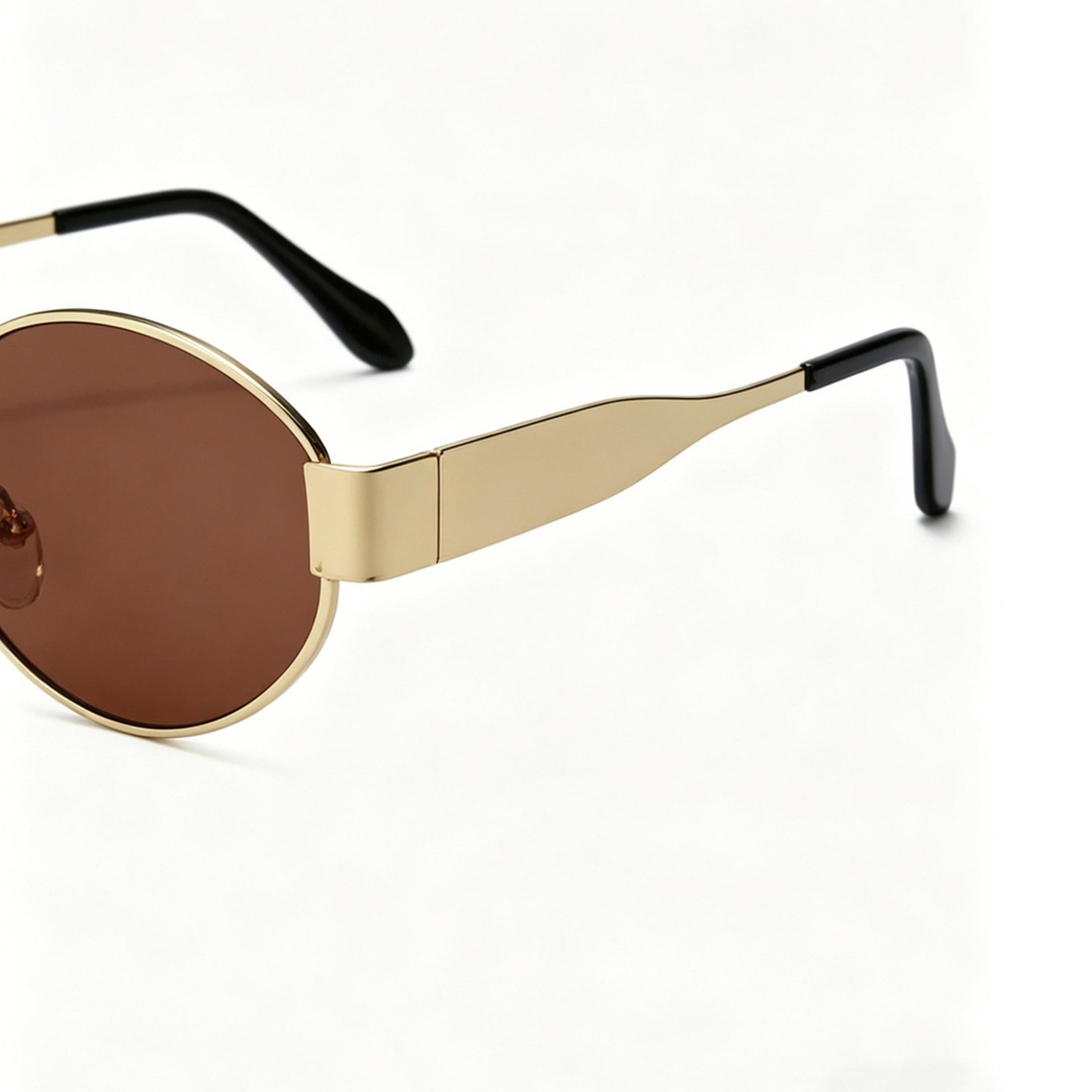Take Two Gold Tone Oval Sunglasses-women-sunglasses-image-4