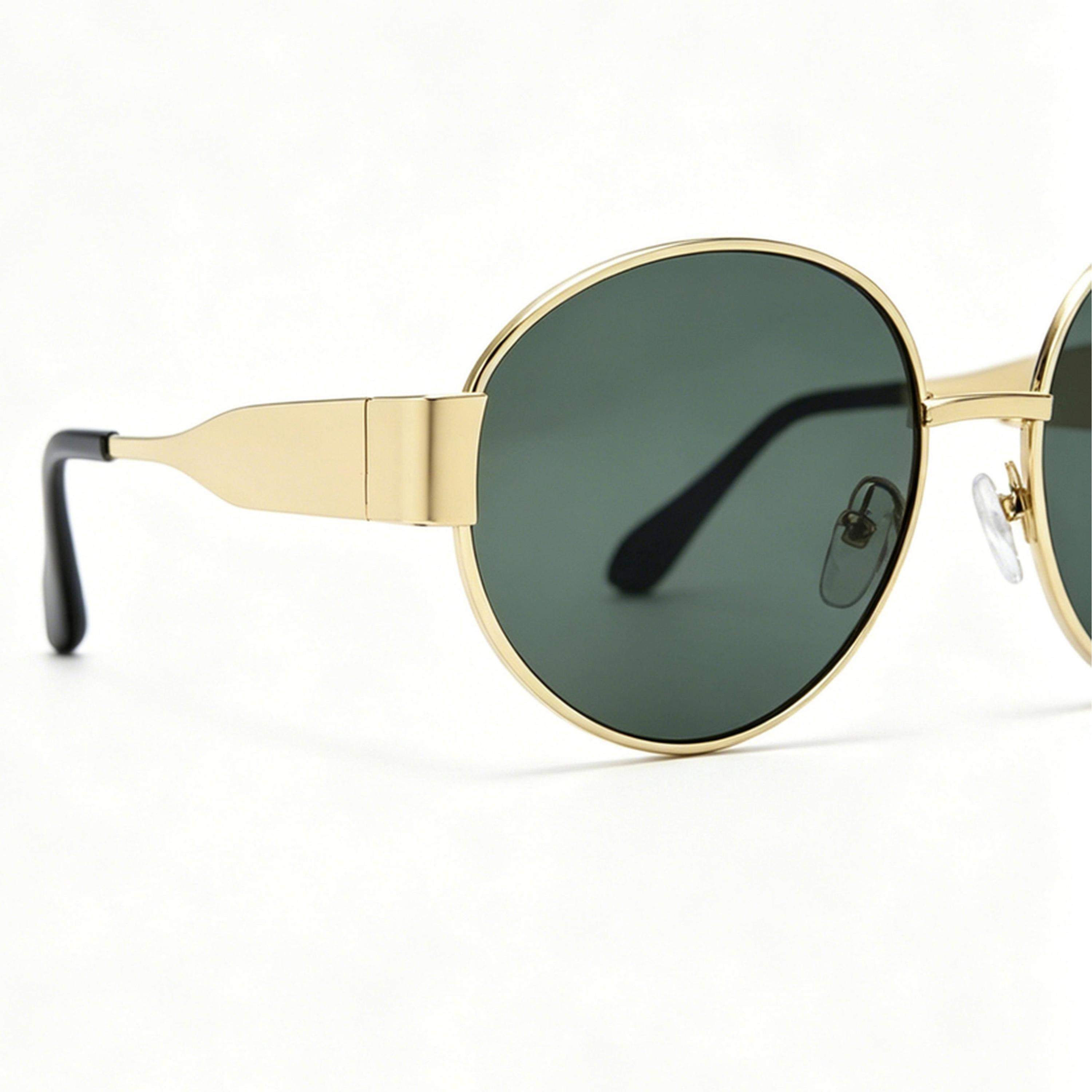 Take Two Oval Gold Tone Frame Sunglasses-women-sunglasses-image-4