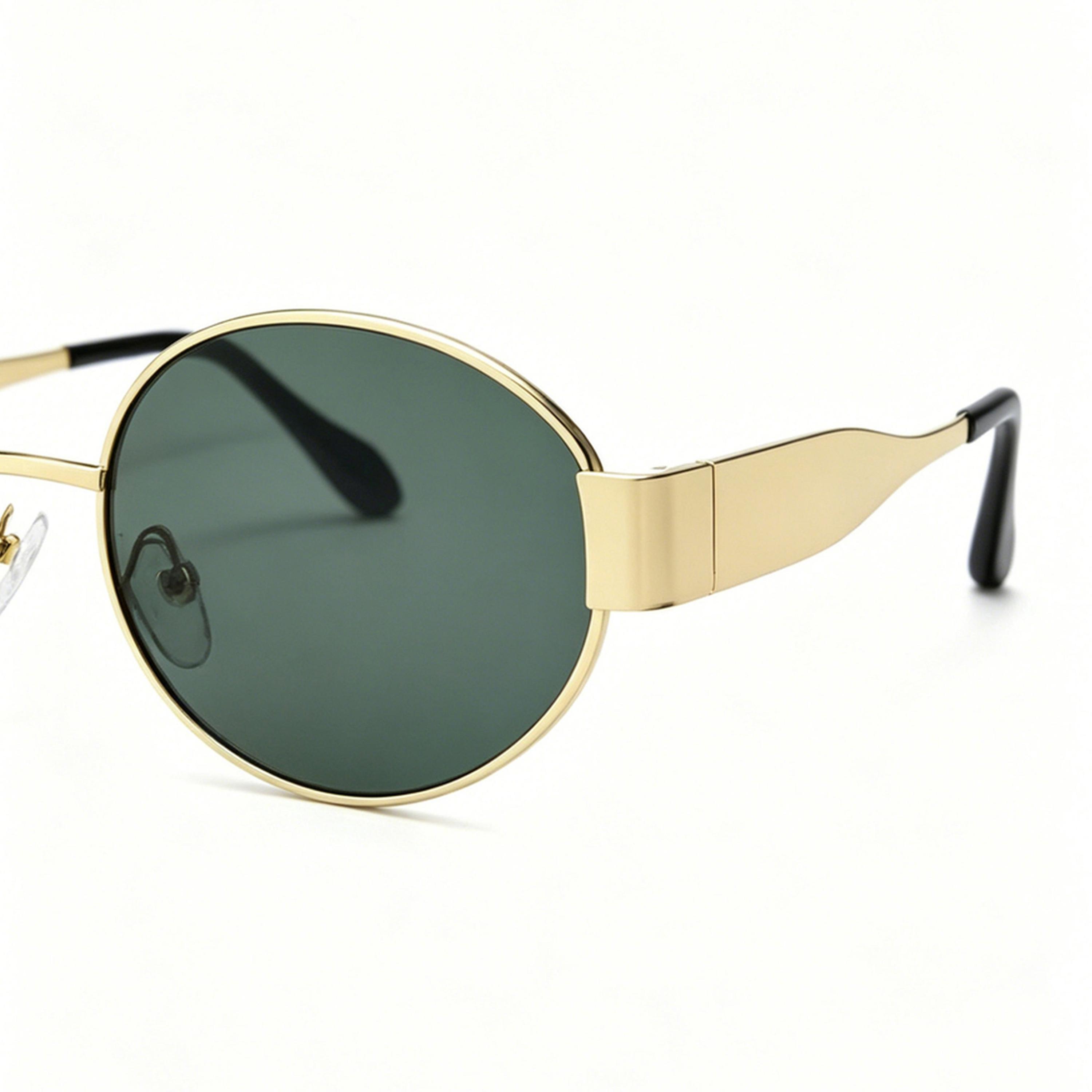 Take Two Oval Gold Tone Frame Sunglasses-women-sunglasses-image-5