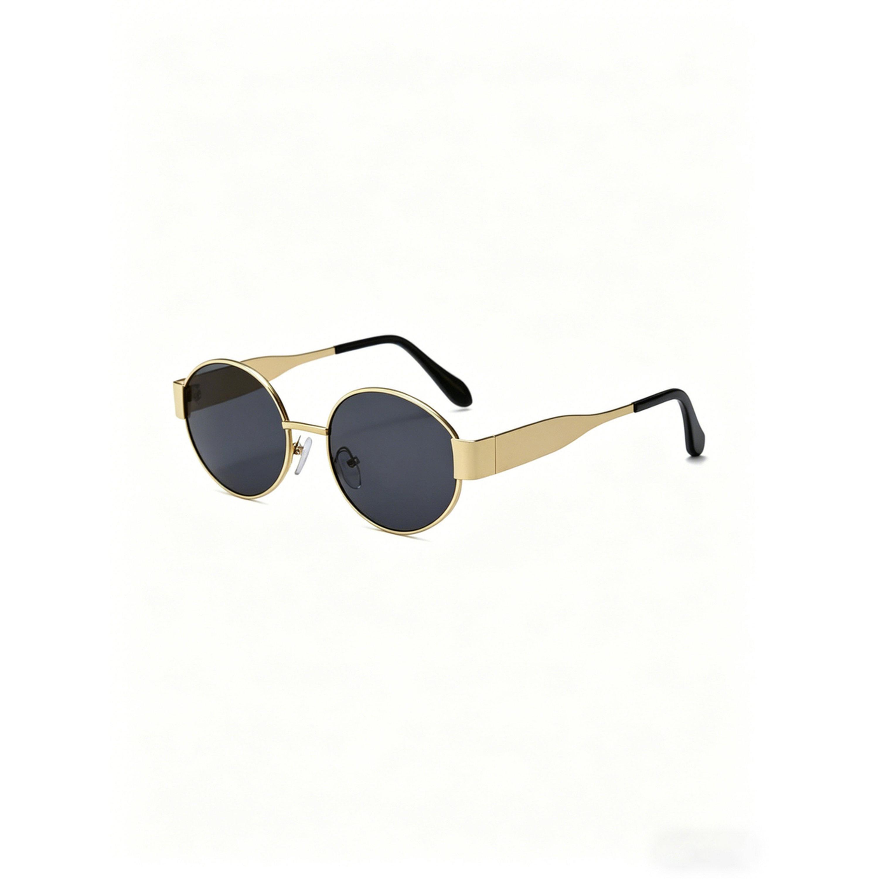 Take Two Gold Tone Oval Sunglasses -and Stylish-women-sunglasses-image-1