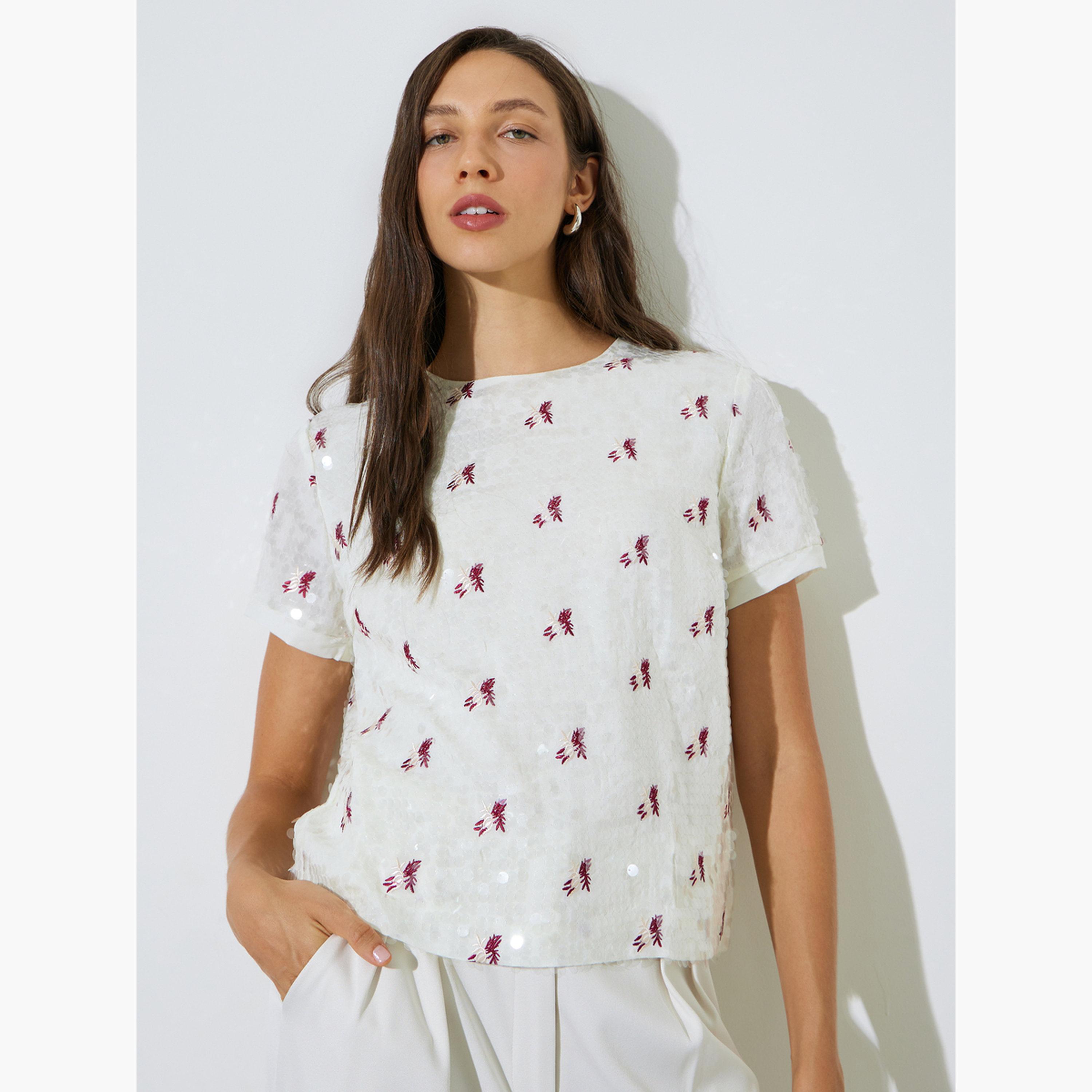 بلوزة مطرزة بالترتر-women-clothing-shirtsandblouses-blouses-image-1