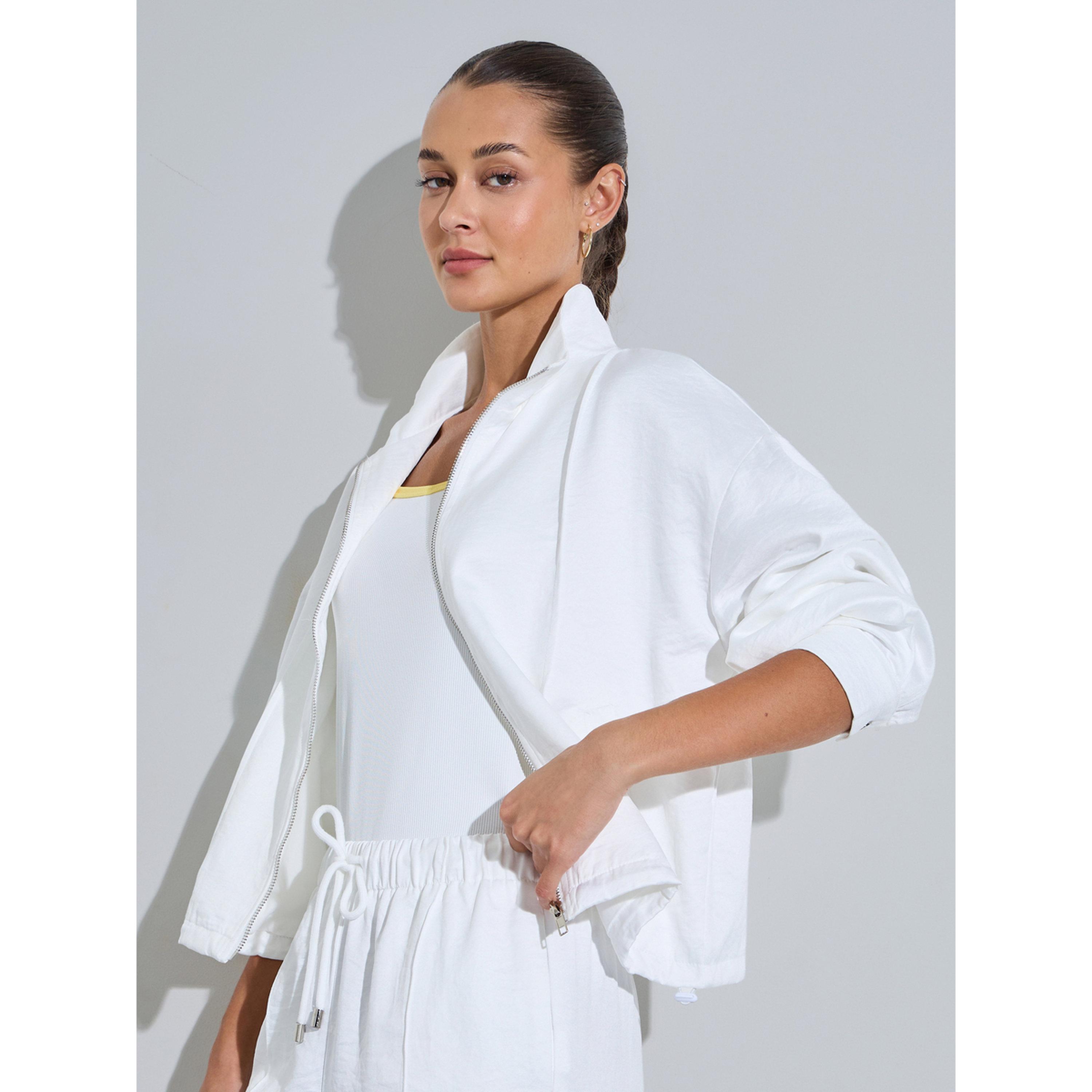 Styli Women Off-White Regular Fit Bomber Jacket-women-winterwear-coatsandjackets-jackets-image-4