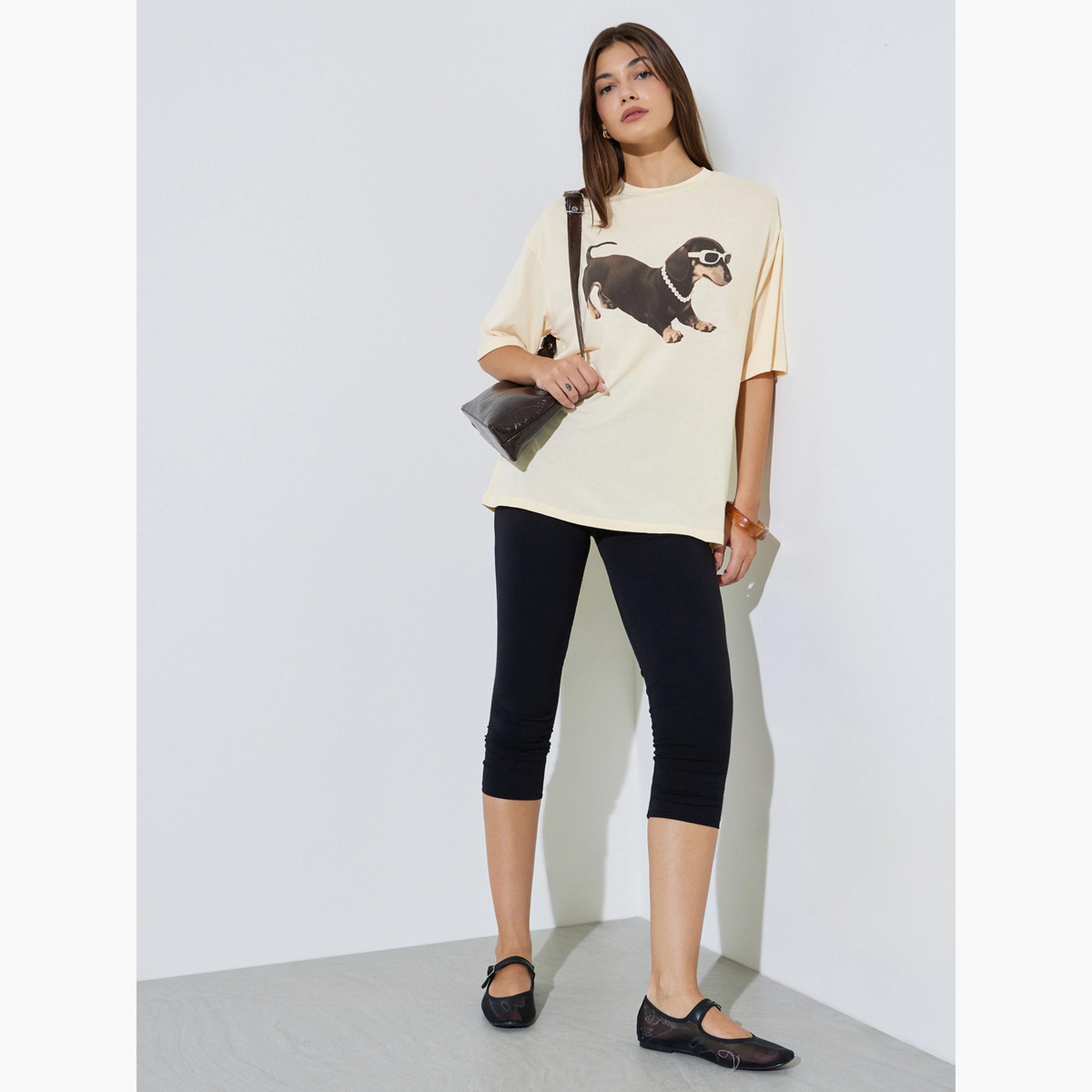 تيشيرت واسع وطبعة جرافيك-women-clothing-tshirts-image-2