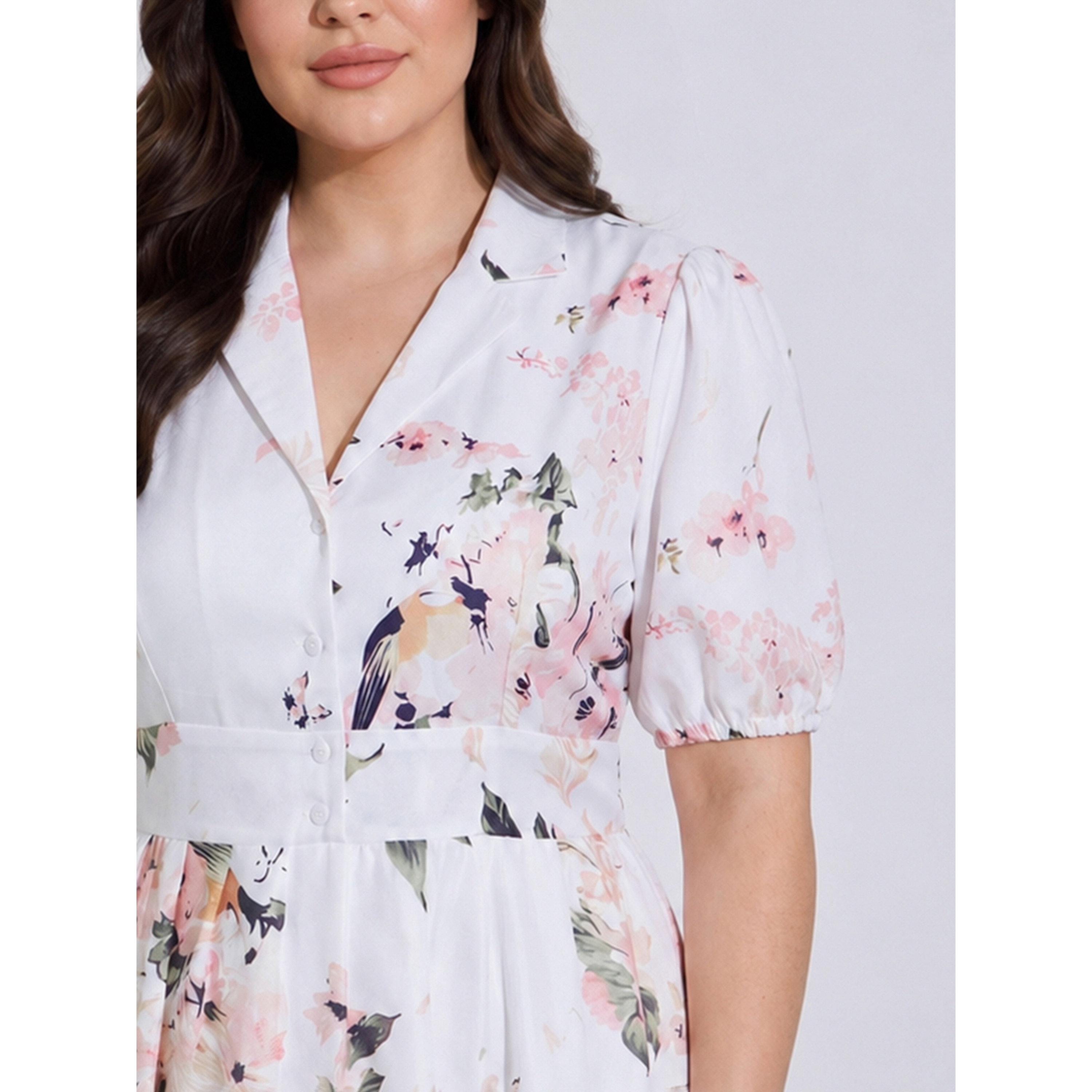 Styli Floral Short Sleeves Shirt Maxi Dress-women-clothing-dresses-image-4