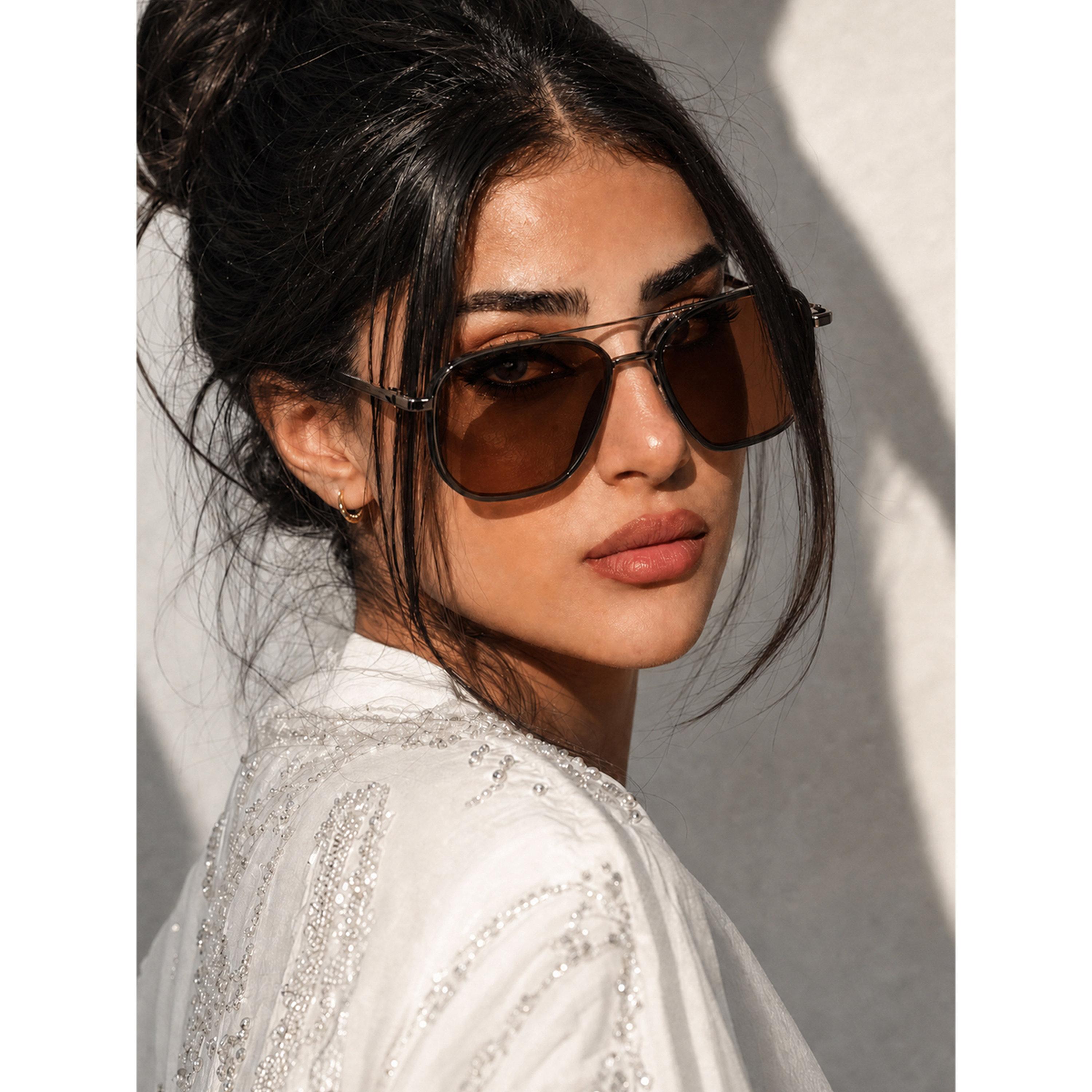 Take Two Black Double Bridge Sunglasses-women-sunglasses-image-3
