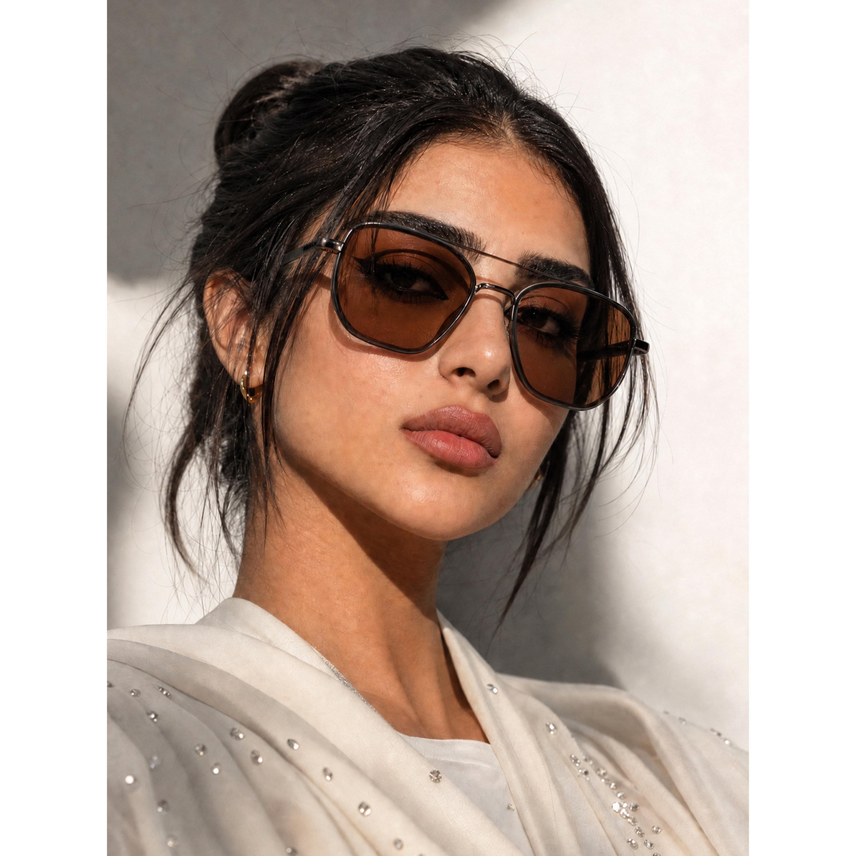 Take Two Black Double Bridge Sunglasses-women-sunglasses-image-4