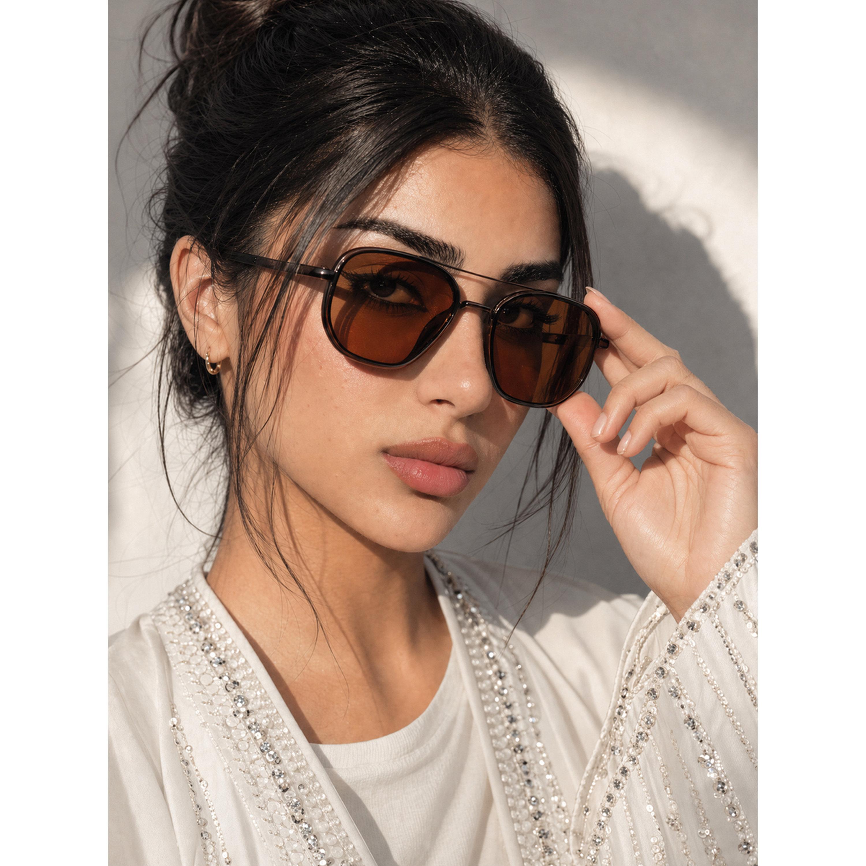 Take Two Black Double Bridge Sunglasses-women-sunglasses-image-5