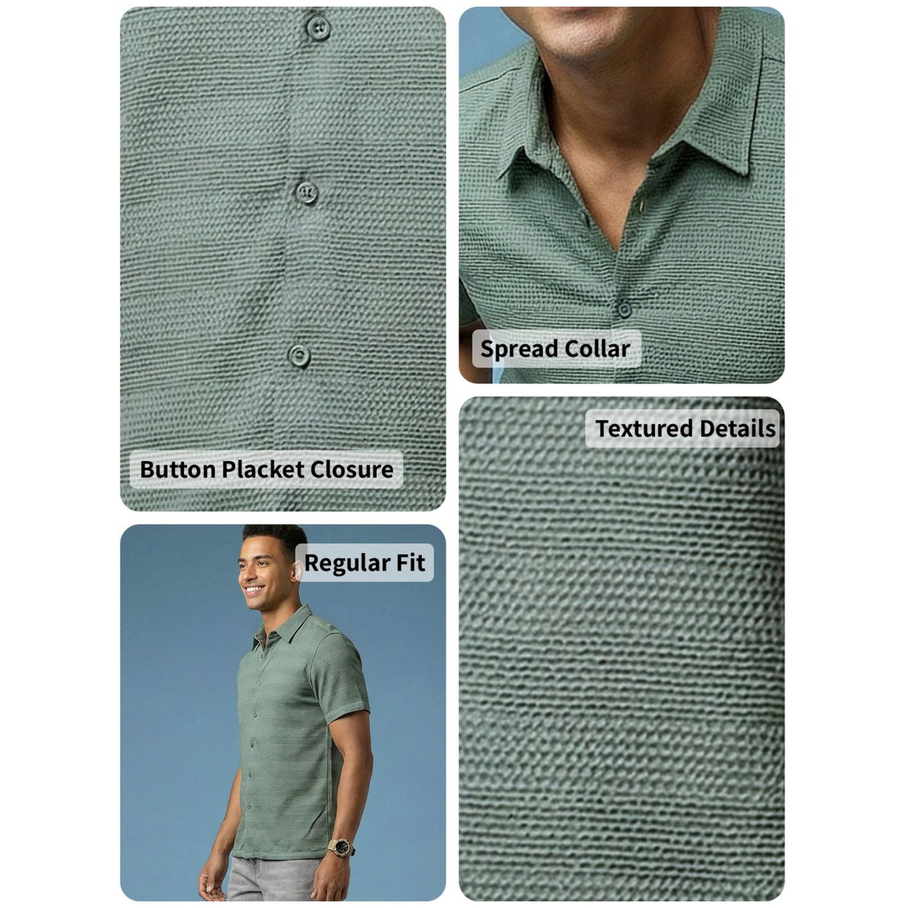 قميص كاجوال بتصميم بارز الملمس للرجال-men-clothing-shirts-image-4