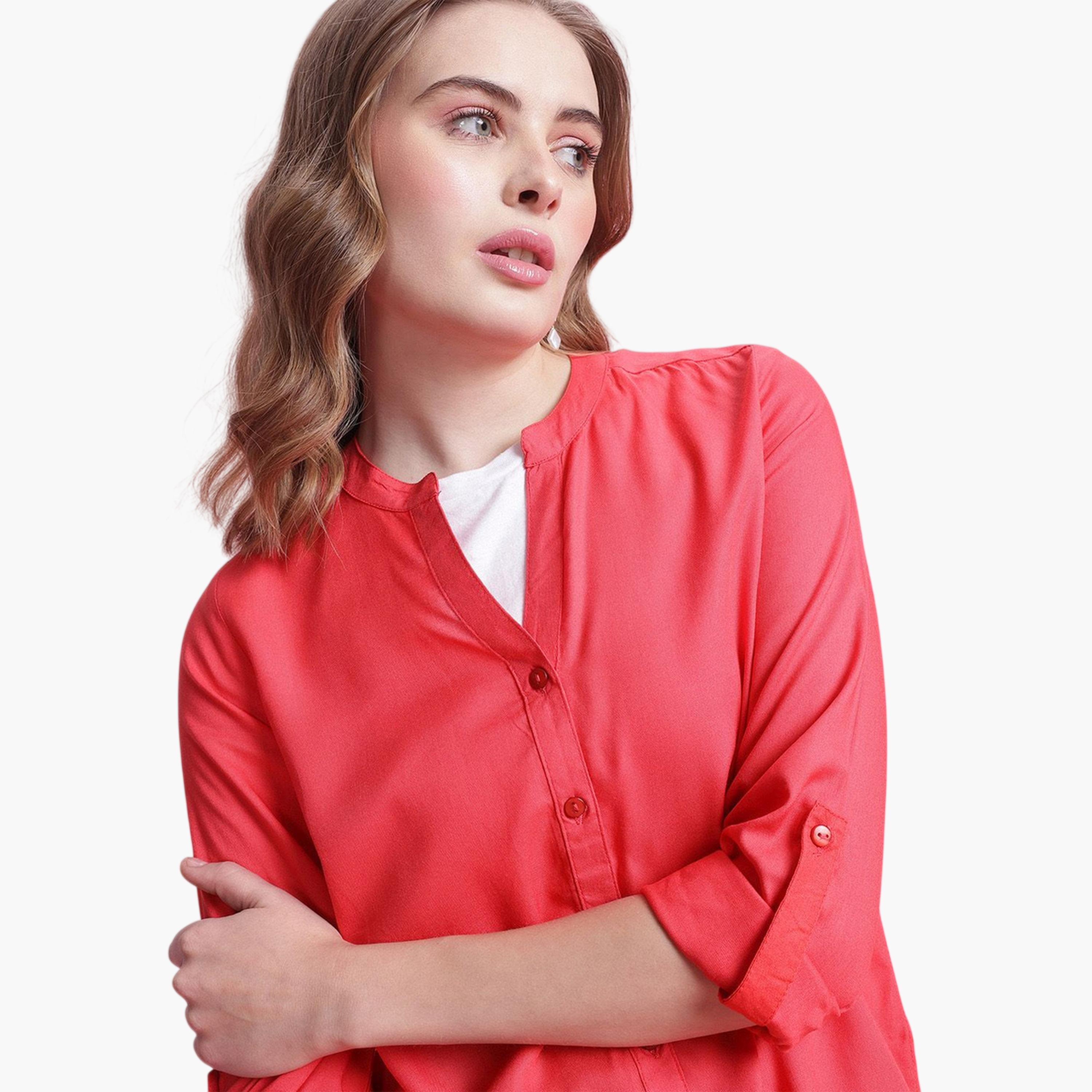 بلوزة بأكمام طويلة وياقة صينية-women-clothing-shirtsandblouses-shirts-image-6