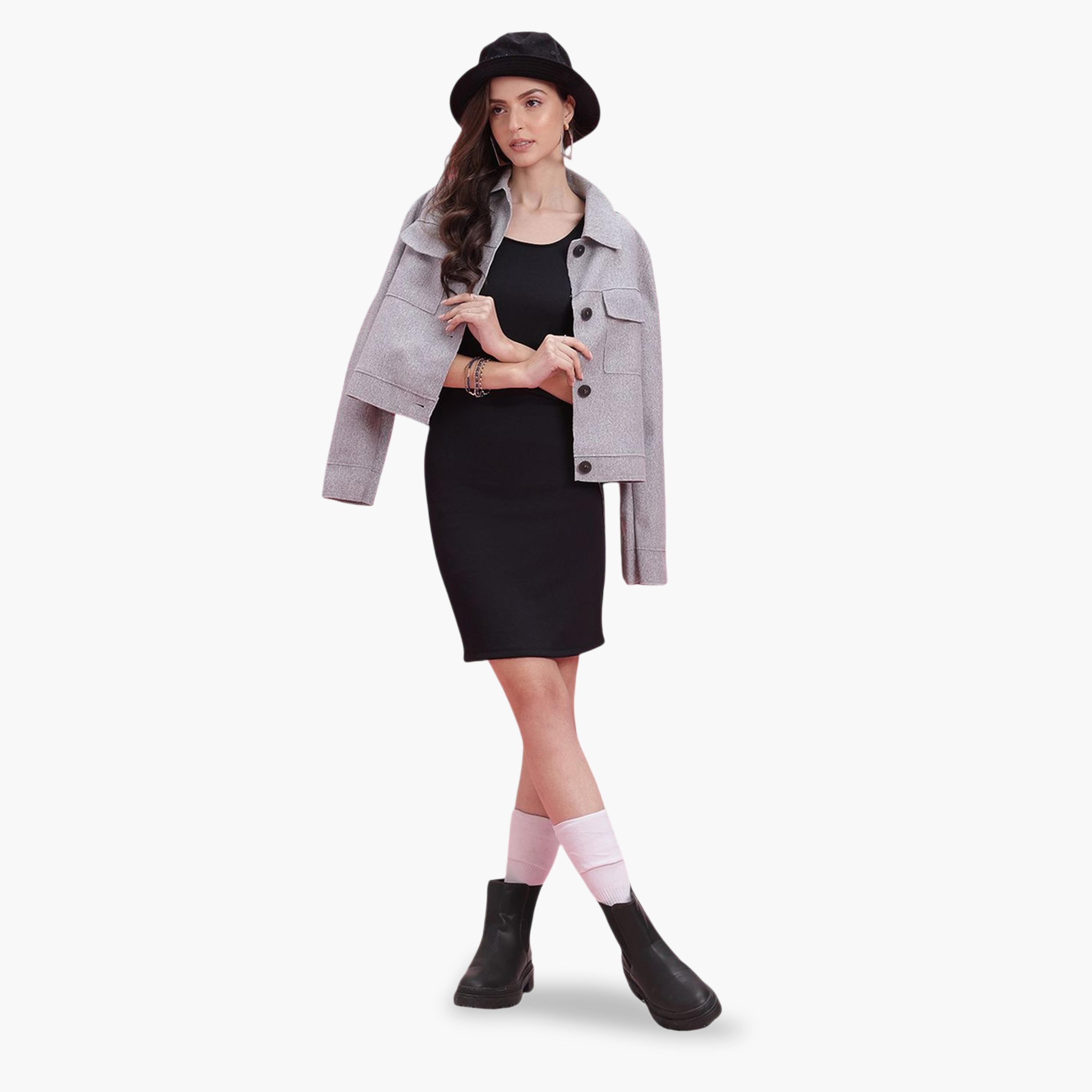 DressBerry X Styli Black Bodycon Party Dress-women-clothing-dresses-image-2