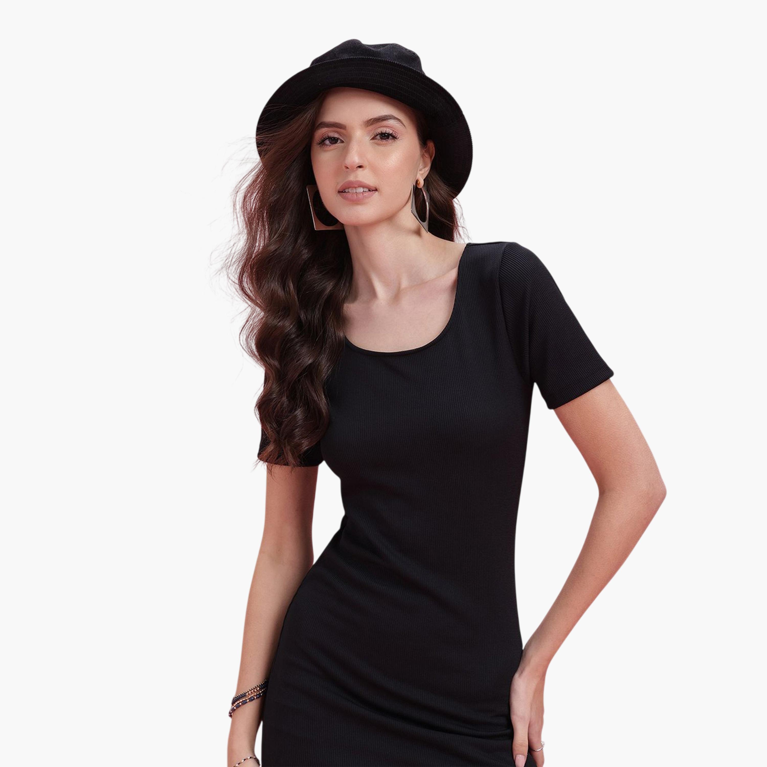 DressBerry X Styli Black Bodycon Party Dress-women-clothing-dresses-image-3